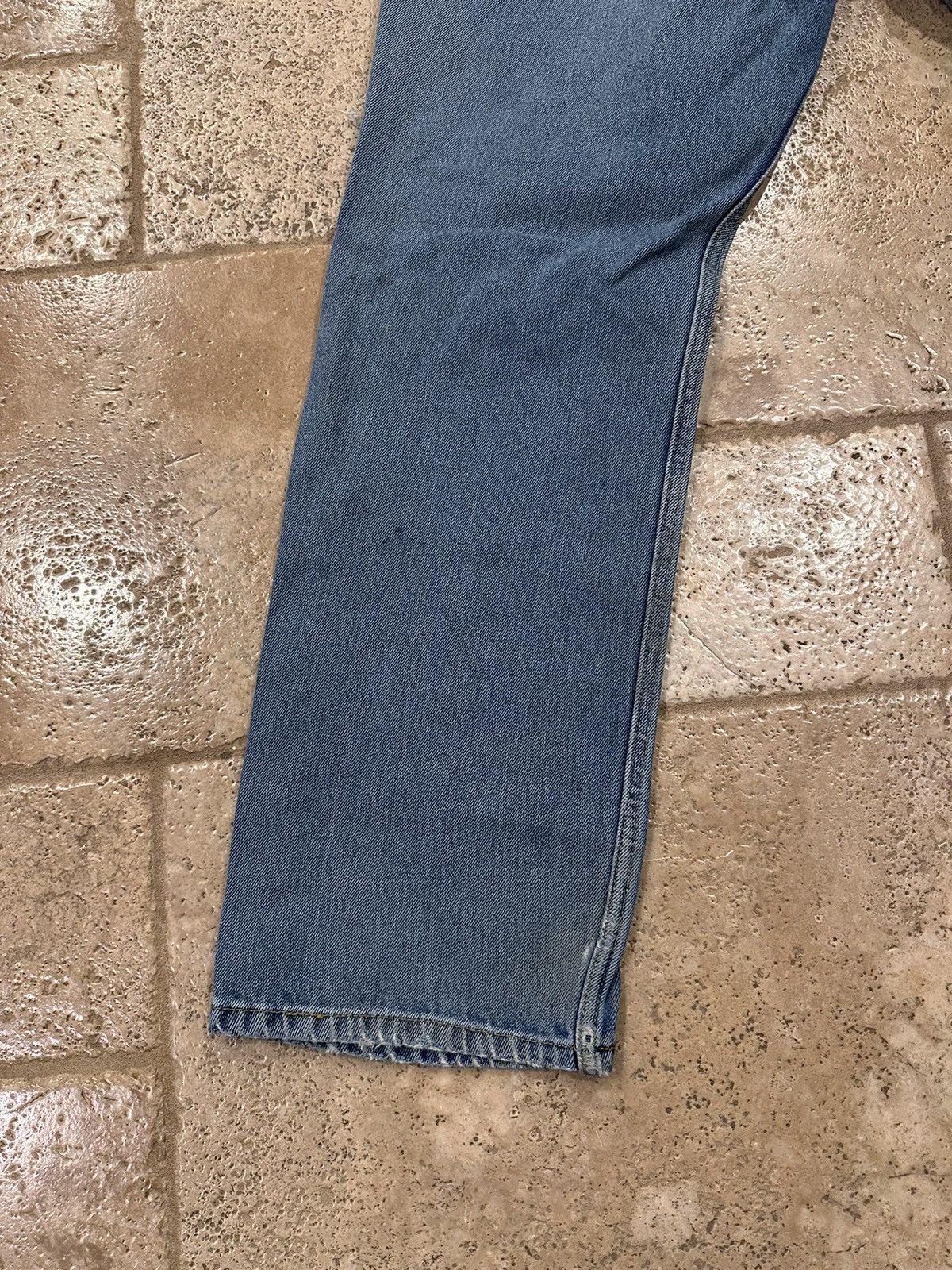 Architect × Vintage Vintage Architect Distressed Stone Paint Denim Blue Jeans Size US 36 / EU 52 - 7 Thumbnail