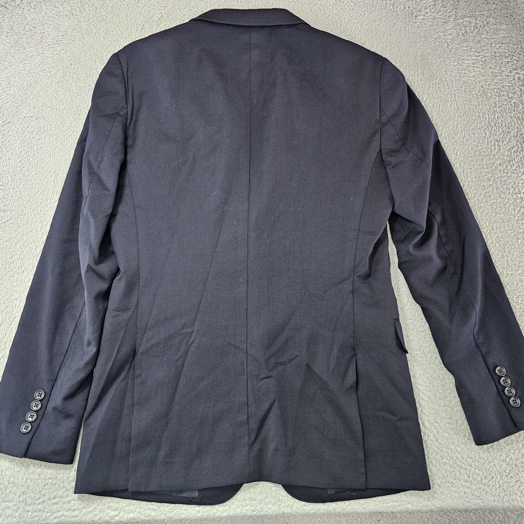 Bonobos Bonobos Sport Coat Mens 38R Navy Slim Fit Wool Spandex Two-Button Notch Lapel Jacket/Coat Size US XXS / EU 40 - 6 Thumbnail
