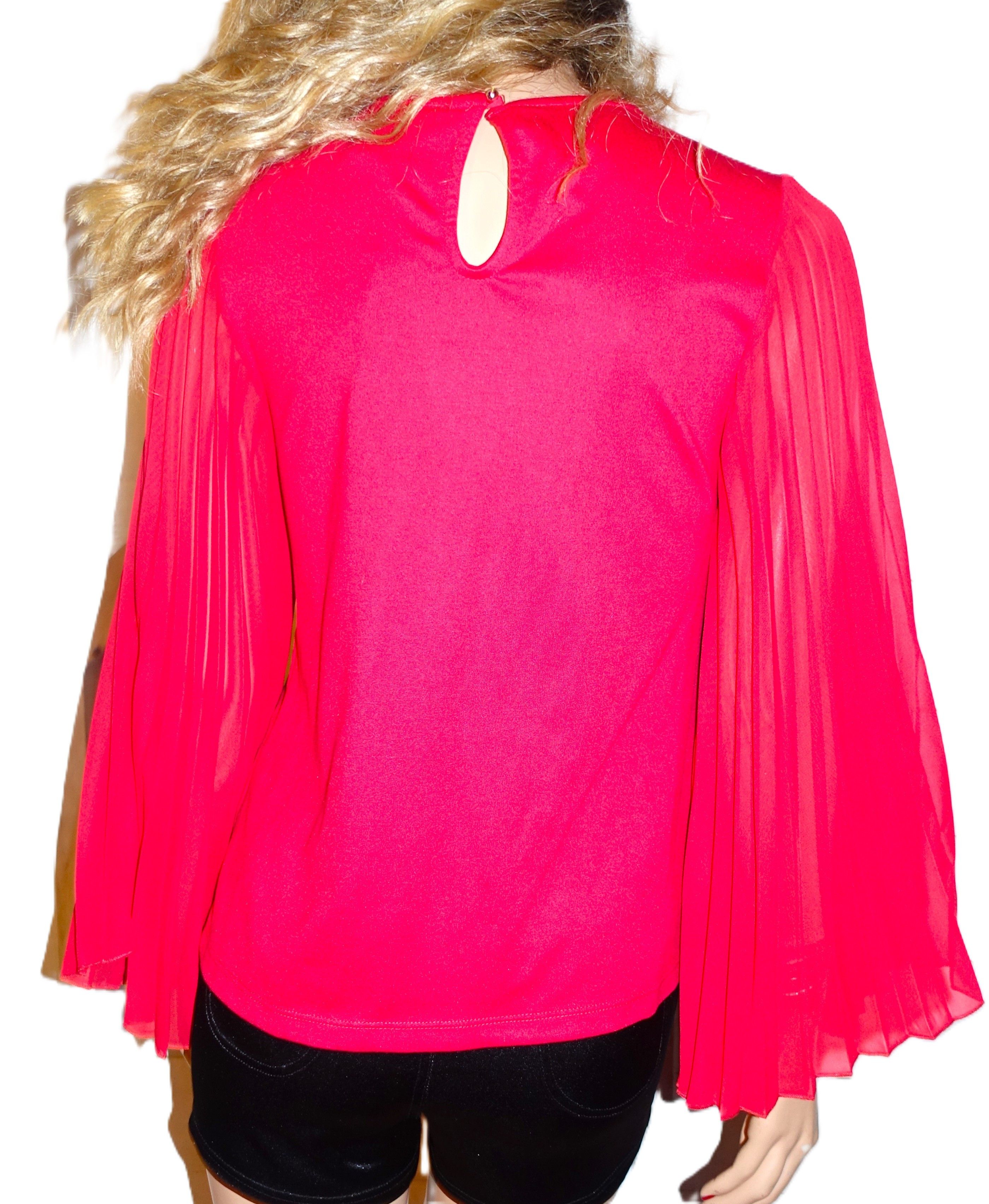 Other W5 Red Bell Sleeve Blouse S NWT Size S / US 4 / IT 40 - 5 Thumbnail