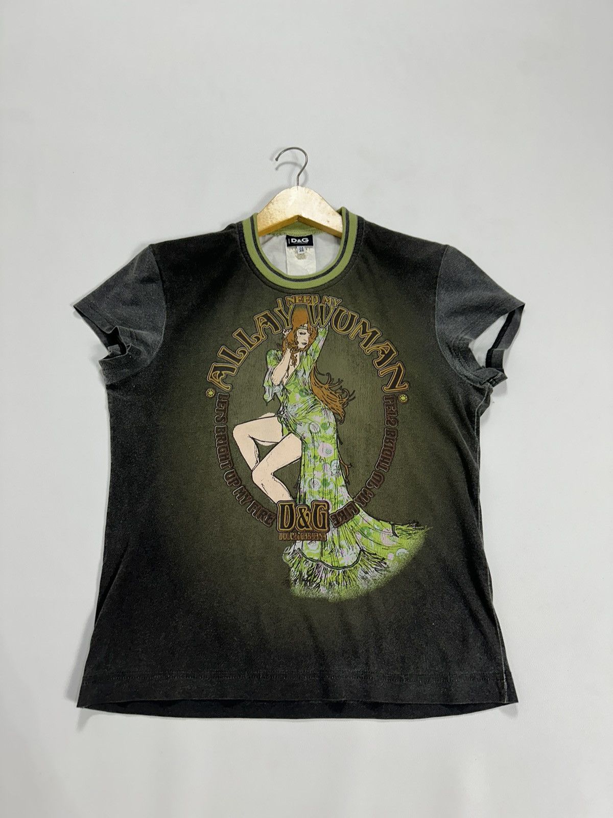 Dolce & Gabbana Vintage Dolce & Gabbana nice Design Art Tshirt Size XXS / US 00 / IT 34 - 1 Thumbnail