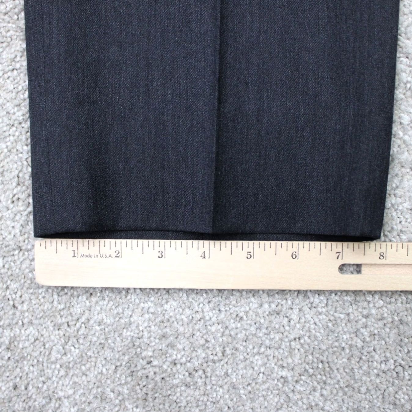 Jos. A. Bank Jos. A. Bank Dress Pants Mens 34x30 Black Tailored Fit 100% Wool Regular Straight Front Dress Pants Mens Black Wool 34x30 Size US 34 / EU 50 - 4 Thumbnail