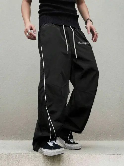 Japanese Brand Wide DRIP street Y2K Pants Size US 30 / EU 46 - 2 Thumbnail