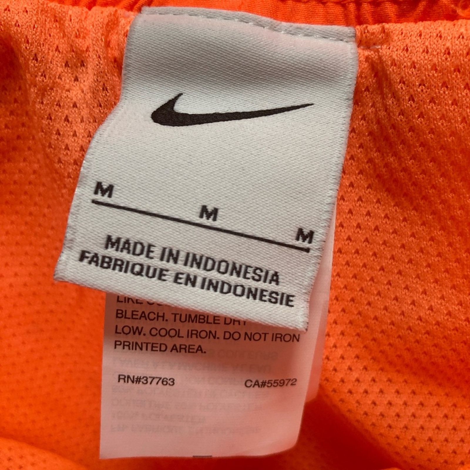 Nike Nike Men Orange Swim Trunks Size Medium with Pockets Size US 30 / EU 46 - 7 Thumbnail