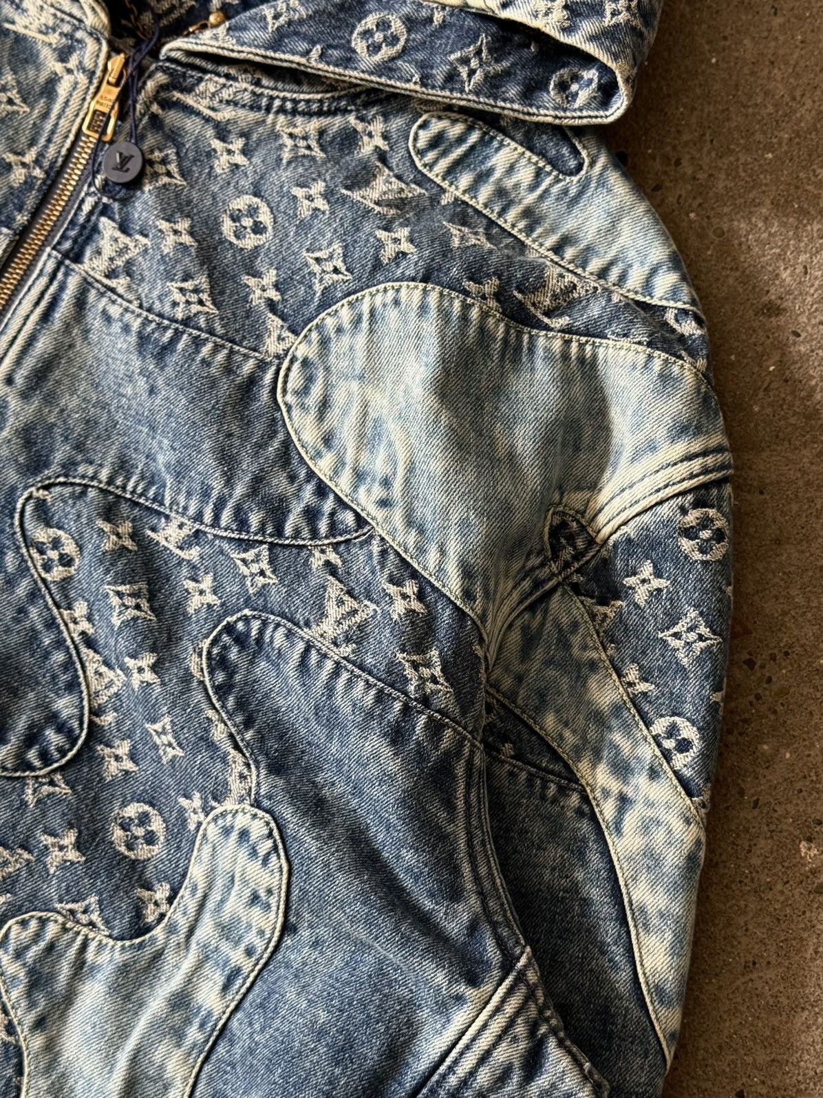 Louis Vuitton Louis Vuitton - Nigo / Virgil Abloh - SS22 - Denim Jacket Size US XL / EU 56 / 4 - 3 Thumbnail
