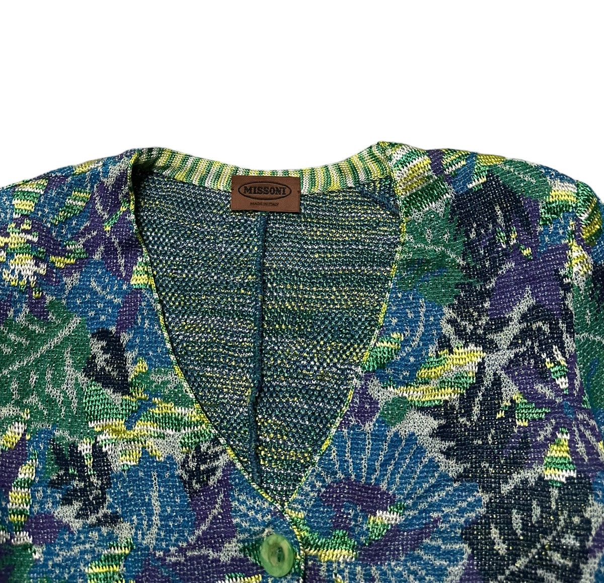 Designer Missoni knit cropped jacket Size S / US 4 / IT 40 - 3 Thumbnail
