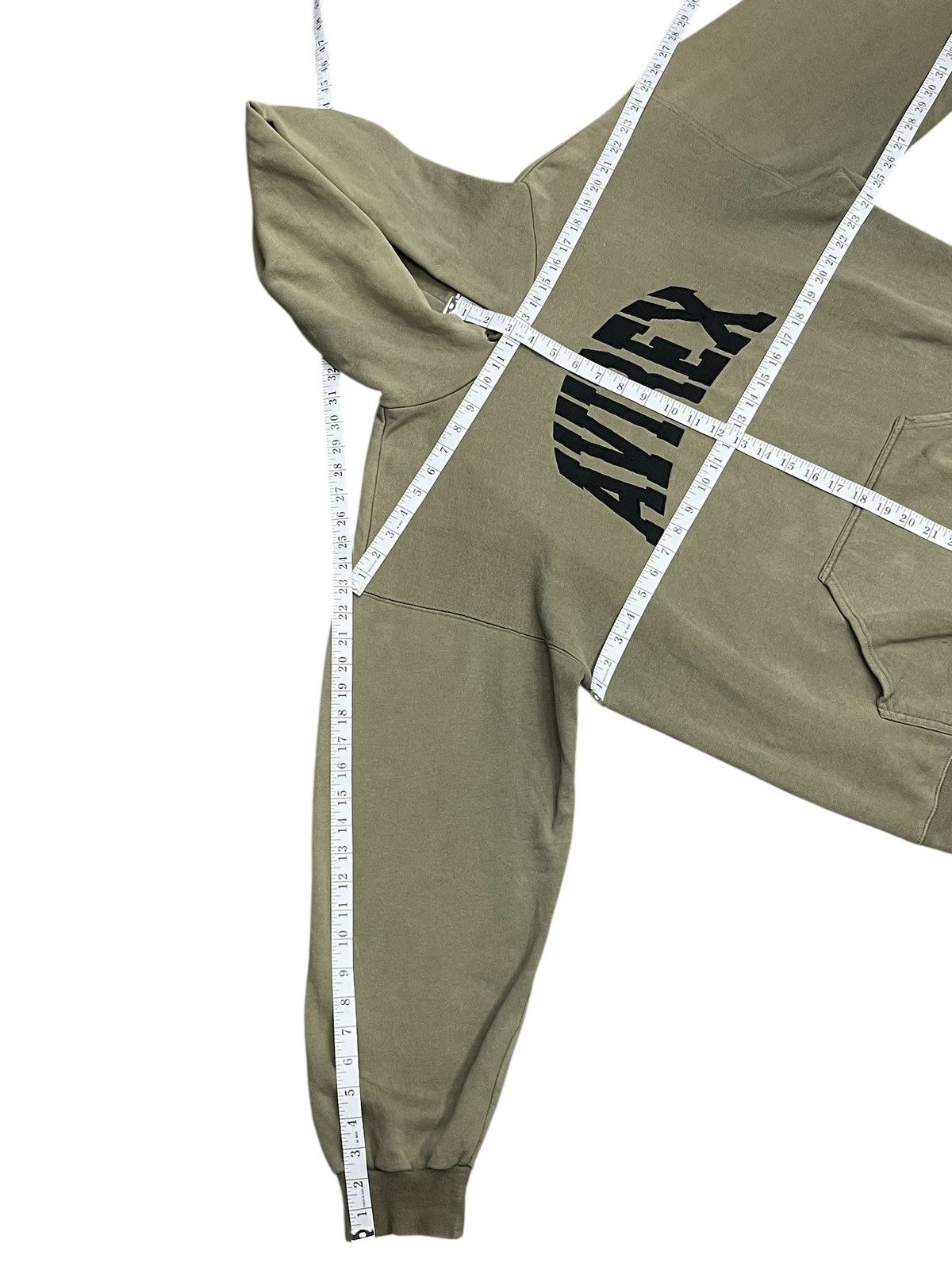 Avirex AVIREX Sunfaded Hoodie Big Spellout Grunge Vintage Size US L / EU 52-54 / 3 - 11 Thumbnail