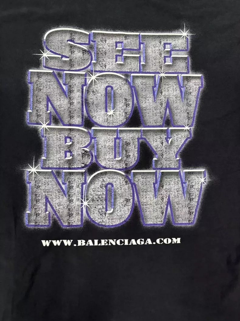 Balenciaga Balenciaga Letter print ripped crew neck short sleeve T-sh Size US S / EU 44-46 / 1 - 2 Thumbnail