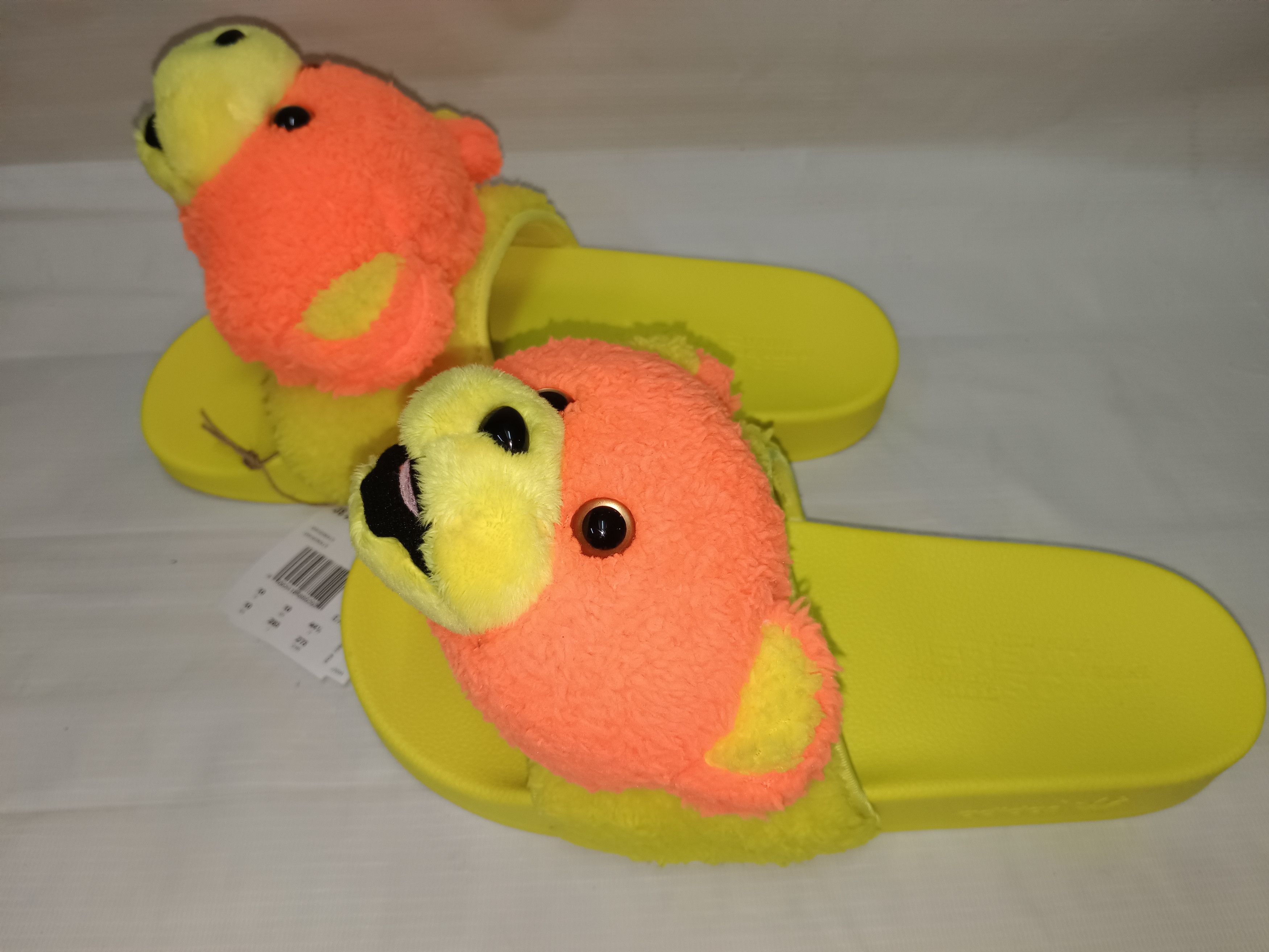 Adidas Adidas X Jeremy Scott Teddy Bear Slides Size US 10 / EU 43 - 4 Thumbnail