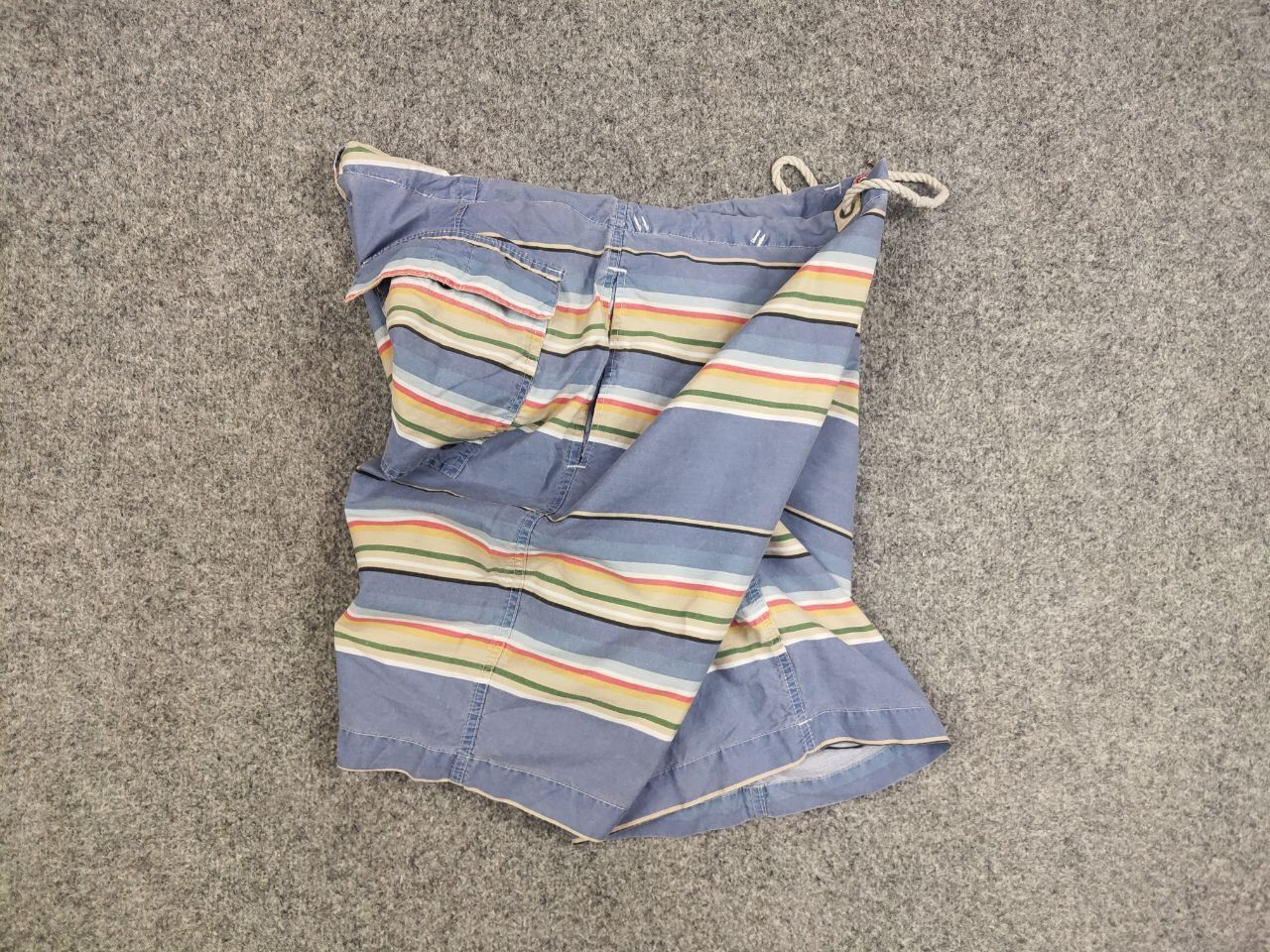 Polo Ralph Lauren Vintage 90's Polo Ralph Lauren Canvas Blue Striped Shorts Size US 36 / EU 52 - 11 Thumbnail