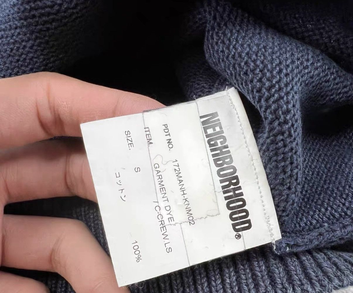 Neighborhood Neighborhood Washed Knit Sweater J16 Size US S / EU 44-46 / 1 - 4 Thumbnail