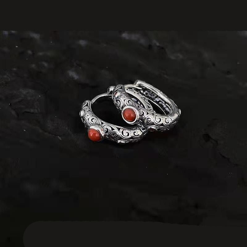 Jewelry × Sterling Silver Crazy Earrings One Pairs Chrome Jewelry Size ONE SIZE - 2 Thumbnail