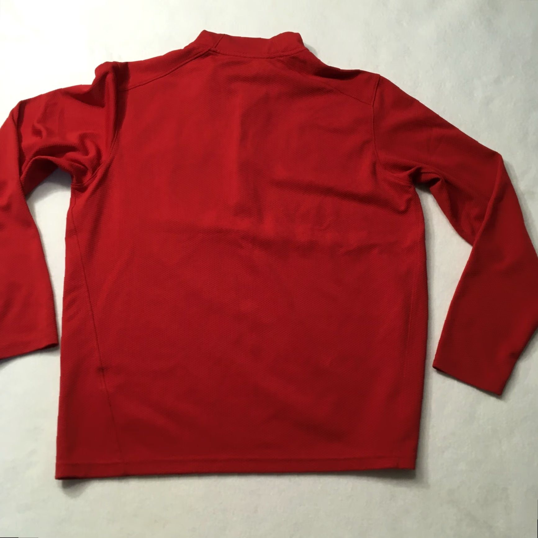 Vintage Sport-Tek Pullover Mens Red Medium Long Sleeve 1/4 Zip Lightweight Moisture Wicking Shirt Size US M / EU 48-50 / 2 - 7 Thumbnail