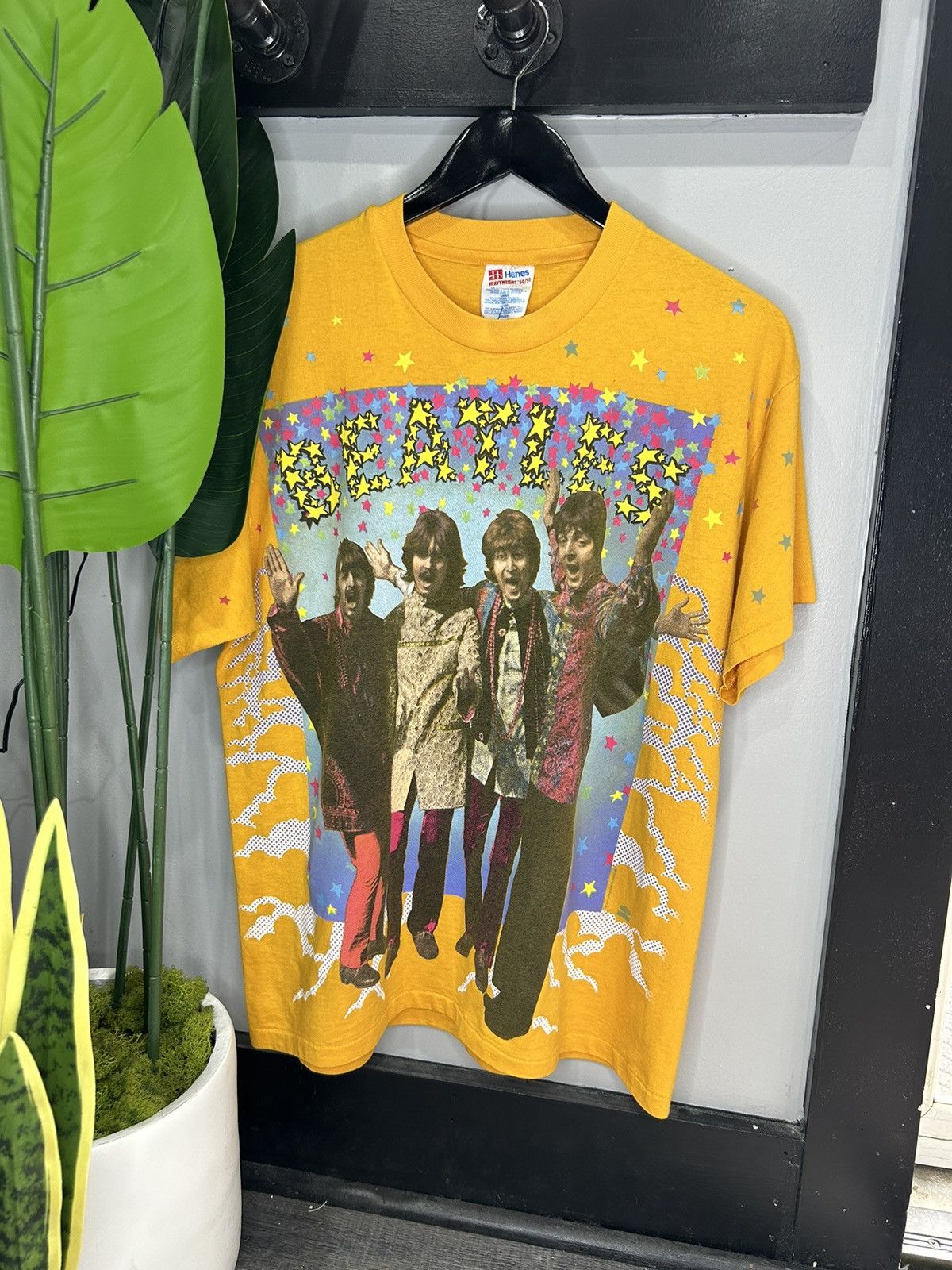 Band Tees × Vintage Vintage The Beatles Star Band Shirt Size US L / EU 52-54 / 3 - 1 Thumbnail