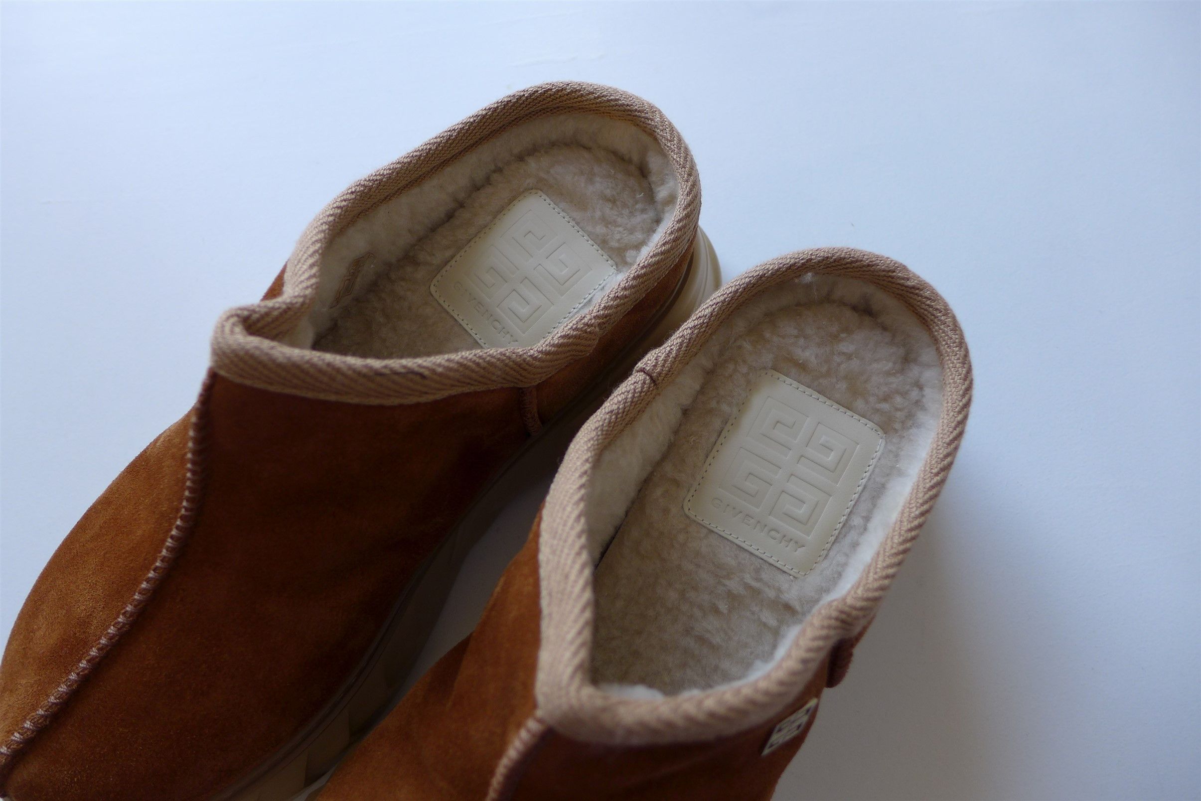 Givenchy Givenchy Marshmallow Slippers - Brown Calf Suede Size US 10 / EU 43 - 3 Thumbnail