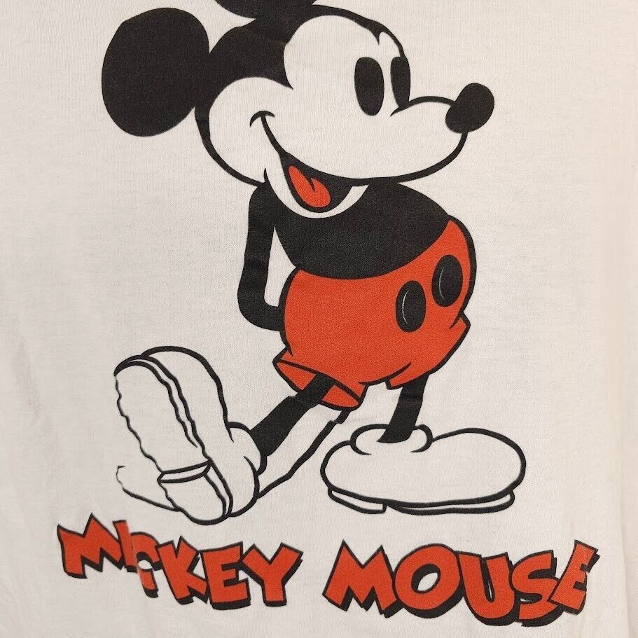 Disney Mickey Mouse T Shirt Mens Size Large White Walt Disney Size US L / EU 52-54 / 3 - 2 Thumbnail