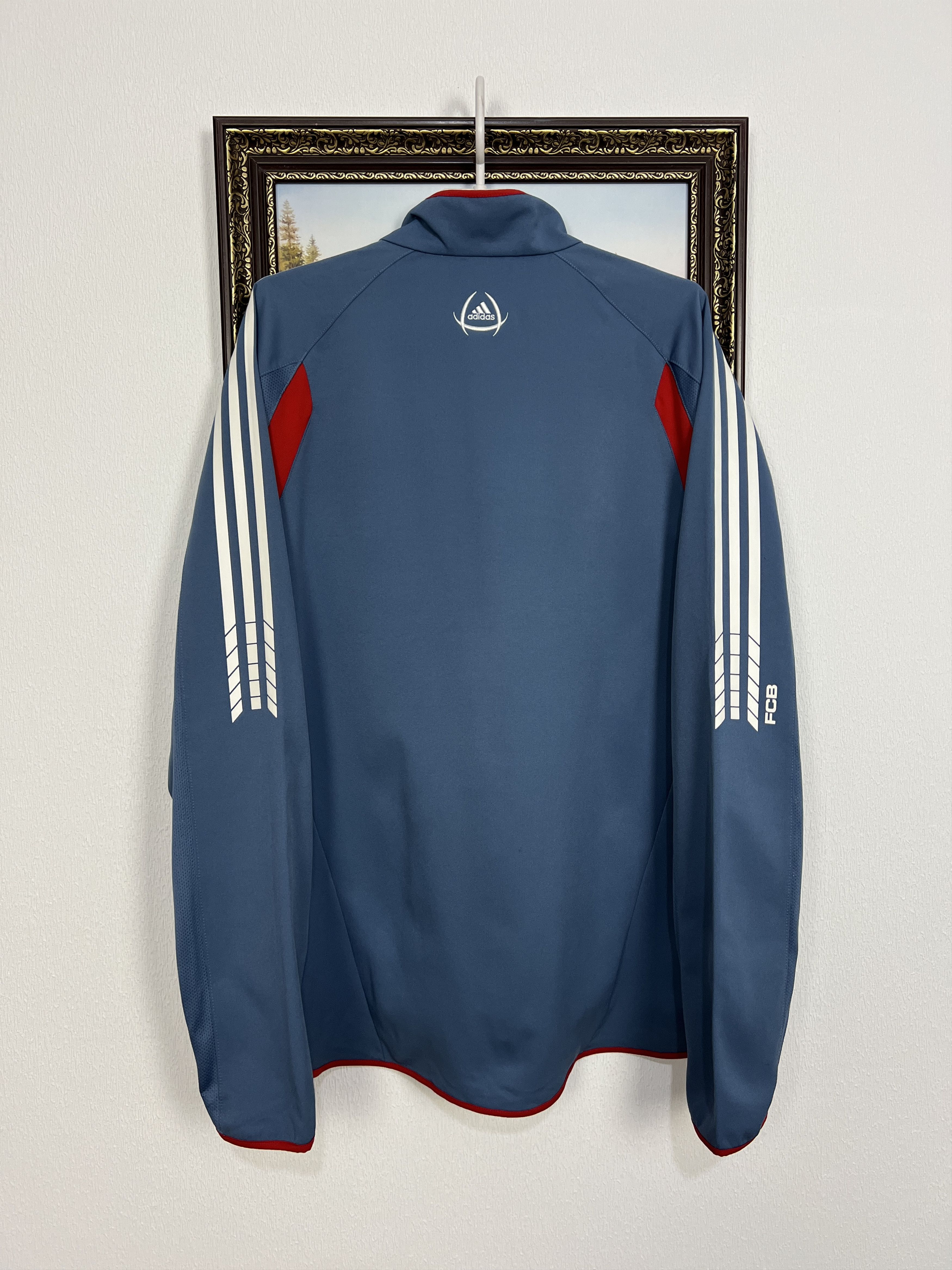 Adidas Bayern Munich Football Sweatshirt Soccer Jacket Track Top Size US L / EU 52-54 / 3 - 9 Thumbnail