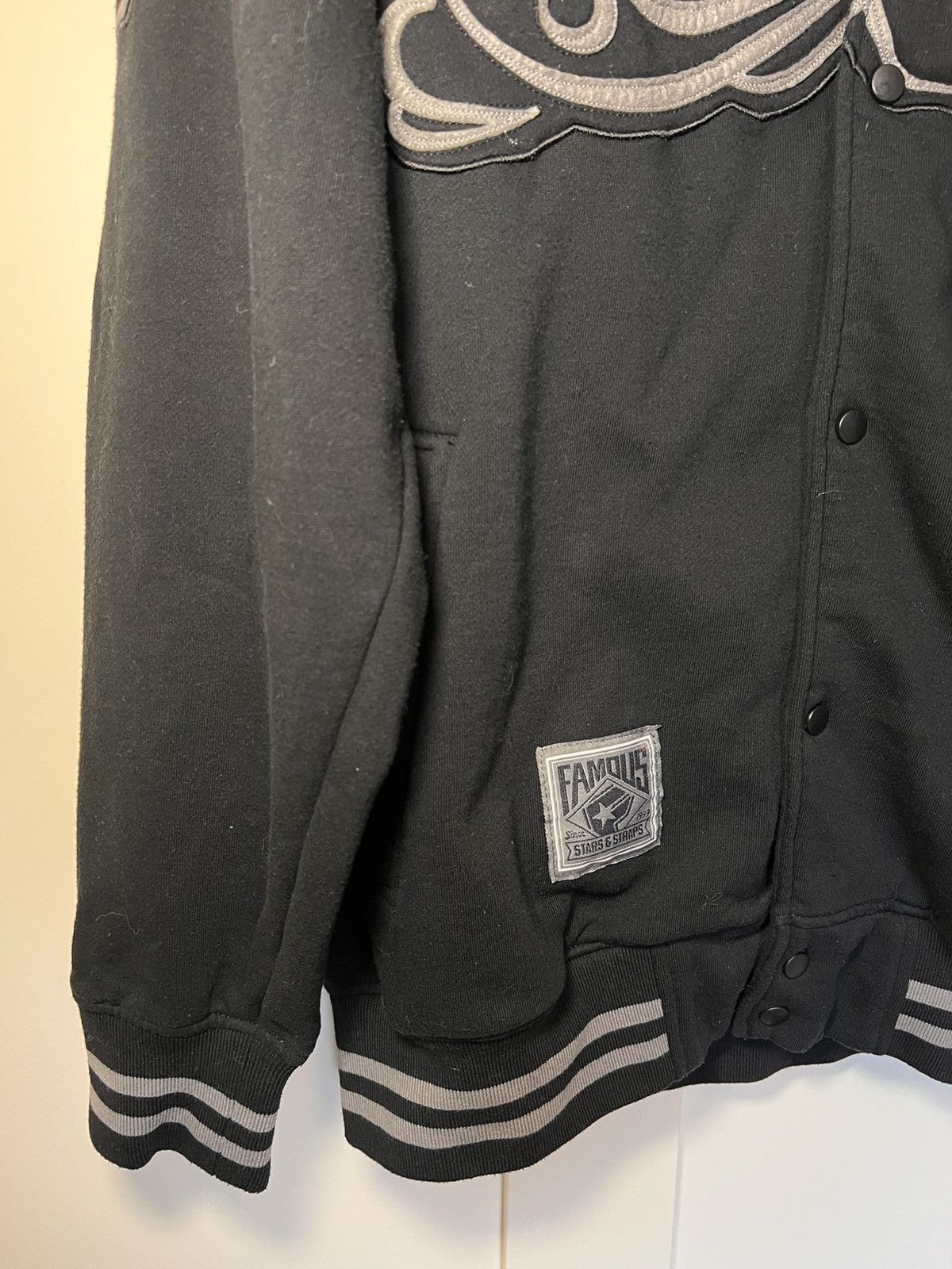 Famous Stars And Straps Vintage Stars and Straps “family” patch cotton bomber jacket Size US XL / EU 56 / 4 - 11 Thumbnail