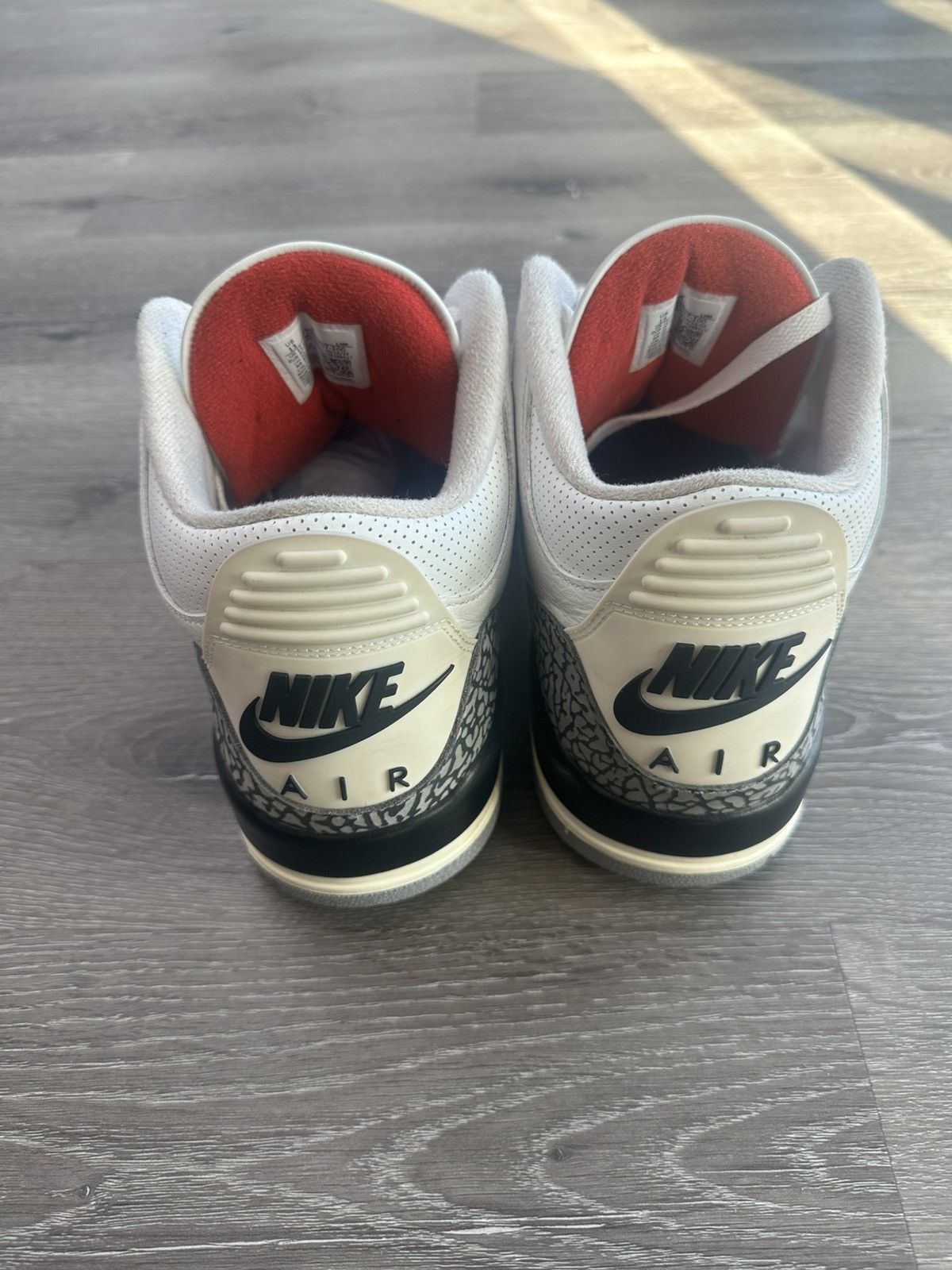 Jordan Brand Air Jordan 3 “White Cement Reimagined” **PRE-OWNED** Size US 13 / EU 46 - 4 Thumbnail