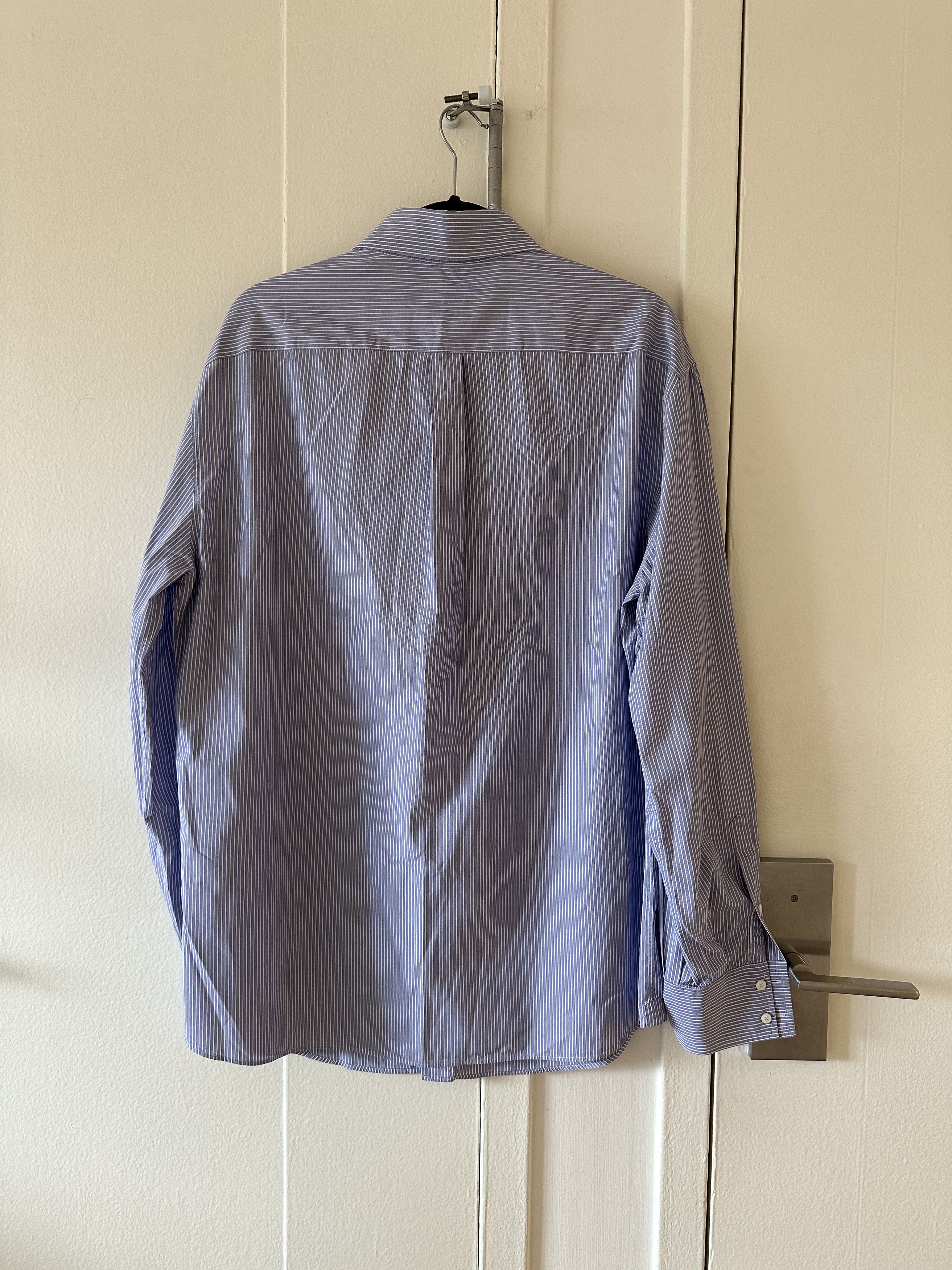 Brunello Cucinelli Brunello Cucinelli Striped Button Up Shirt Size US L / EU 52-54 / 3 - 4 Thumbnail