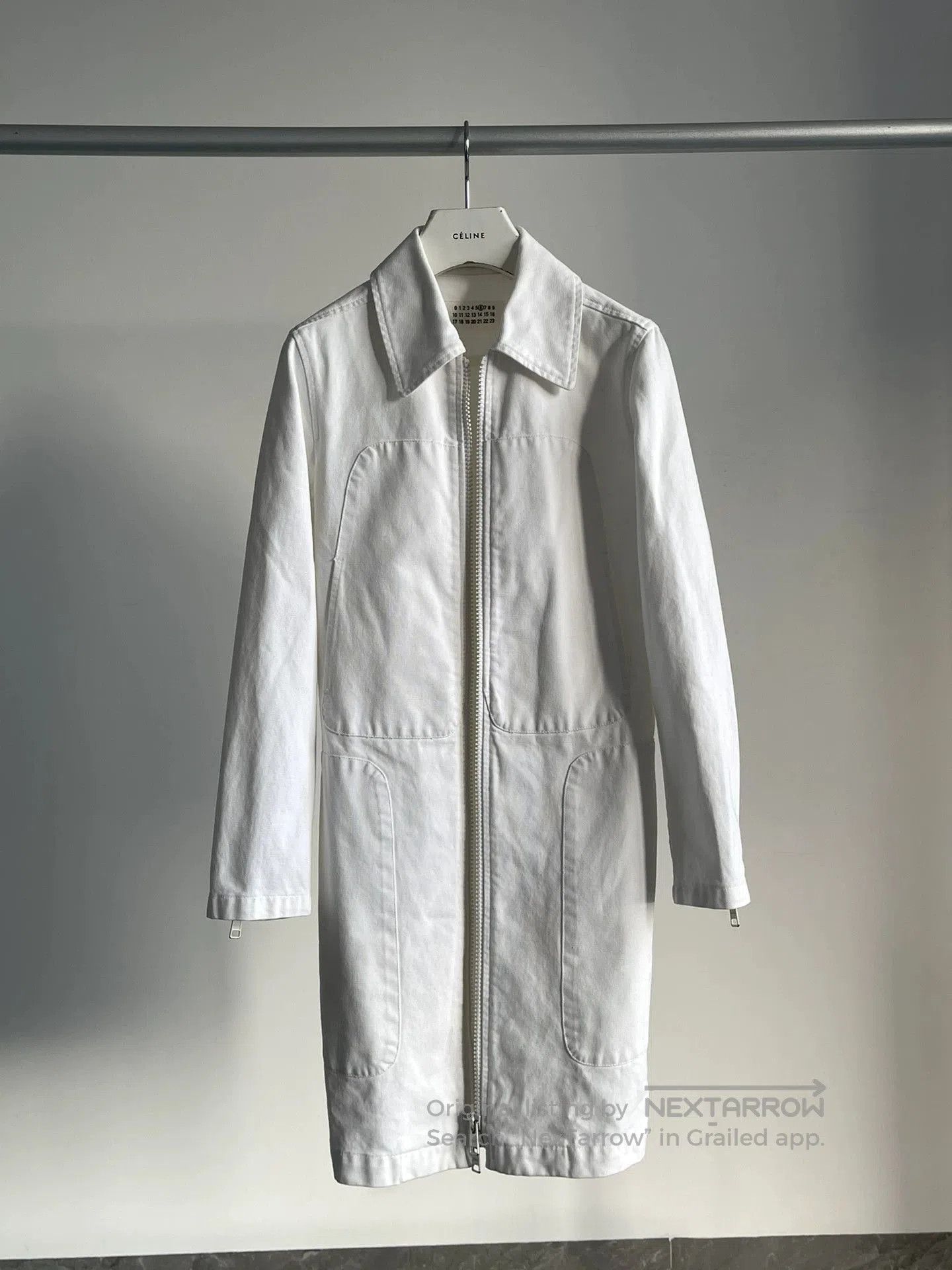 Maison Margiela Maison Martin Margiela 90s White Denim Jacket. Size US XXS / EU 40 - 3 Thumbnail