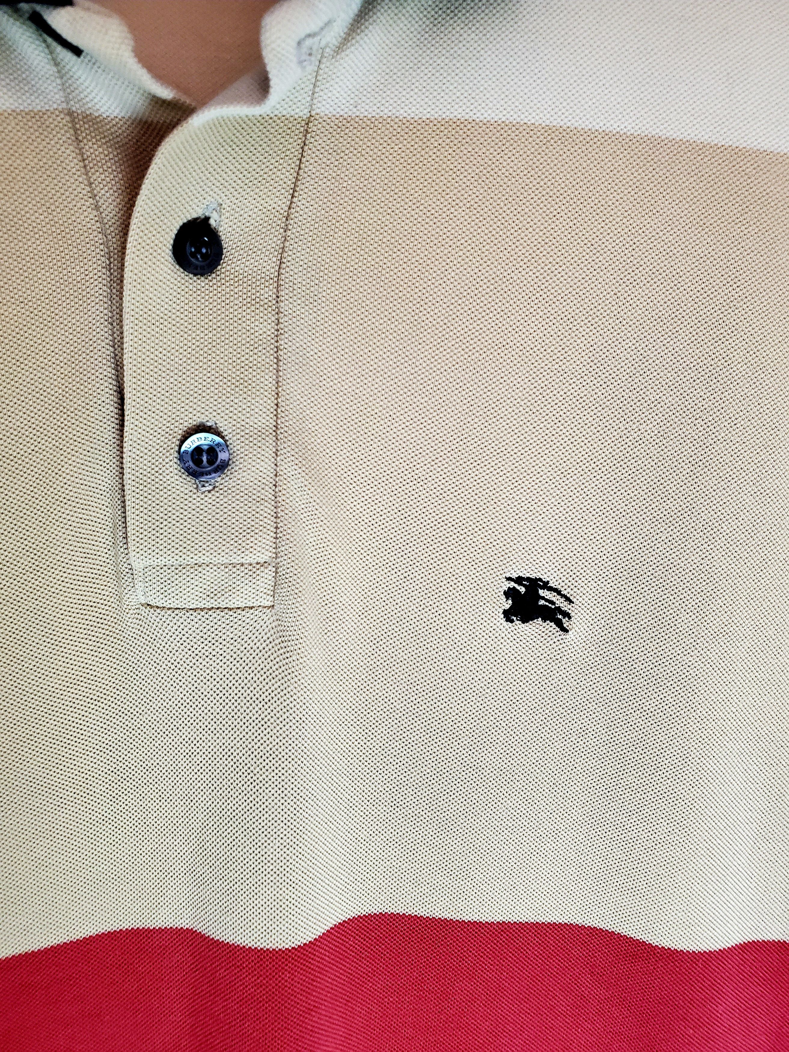 Burberry BURBERRY Polo Shirt with Stripes size S Size US S / EU 44-46 / 1 - 2 Thumbnail