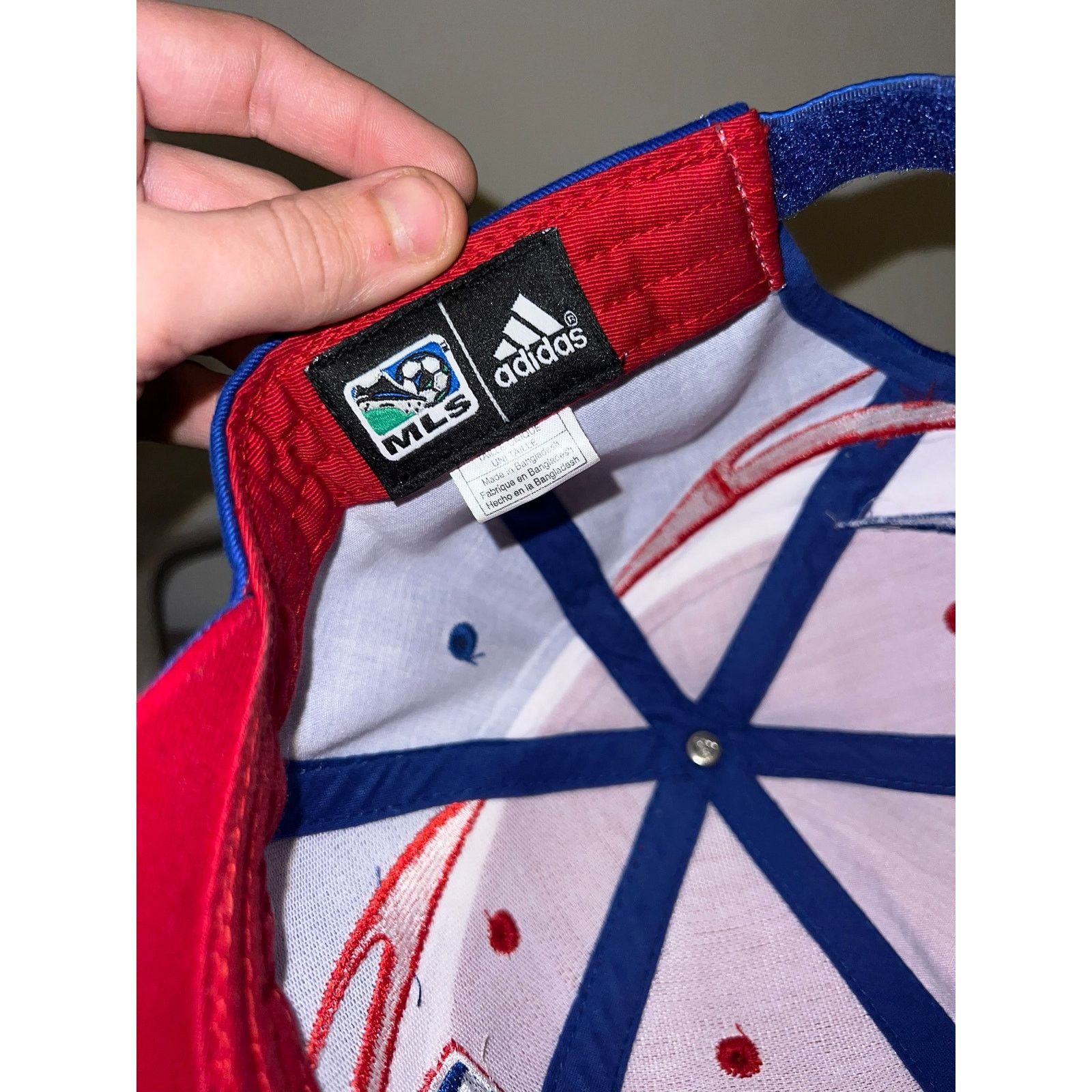 Adidas FC Dallas Hat Adidas Blue Red Soccer Futbol MLS Cap Headwear Size ONE SIZE - 7 Thumbnail