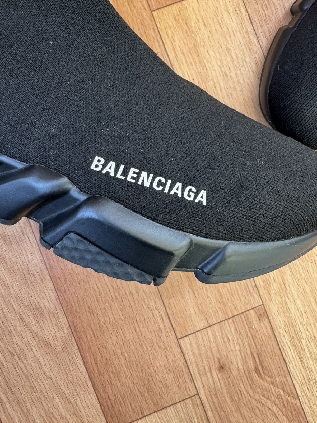 Balenciaga Balenciaga All Black Socks Trainers Size US 8 / EU 41 - 9 Thumbnail