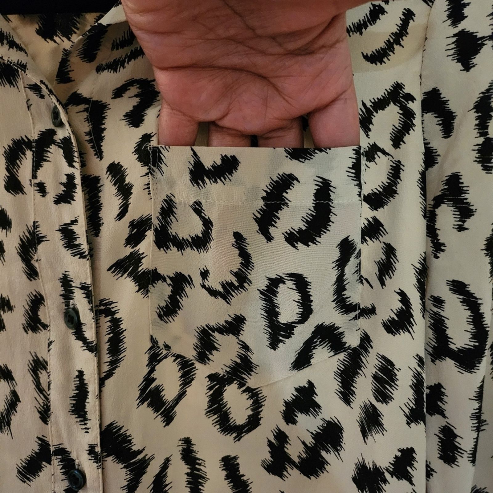 A.L.C. A.L.C Animal print silk blouse Size XS / US 0-2 / IT 36-38 - 6 Thumbnail