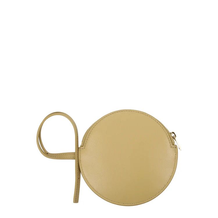 Jil Sander ob1o1e1124 Size: OS / Leather Coin Purse in Beige Size ONE SIZE - 2 Thumbnail
