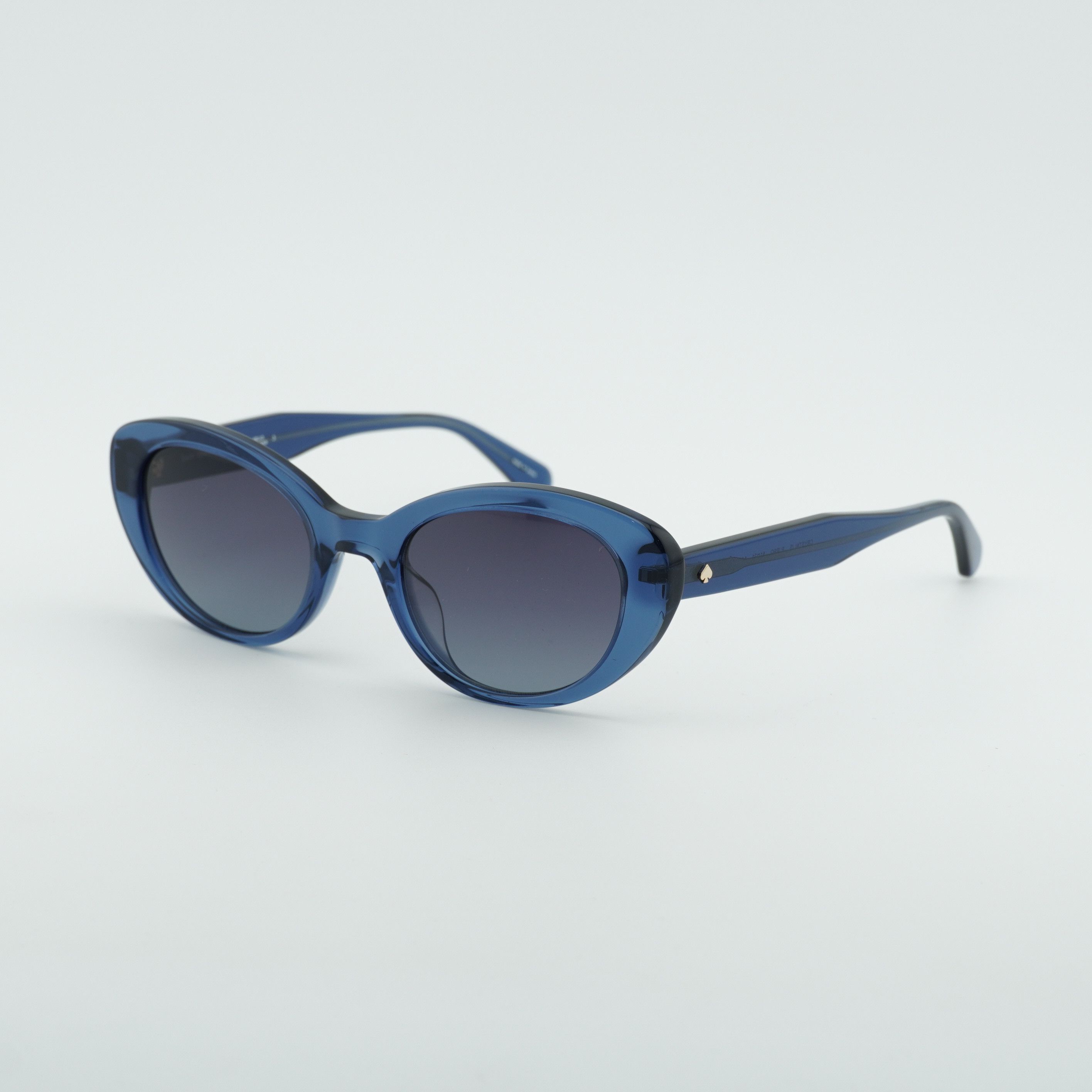 Kate Spade CRYSTAL/S 0PJP 9O Sunglasses Blue Cat Eye Frame 