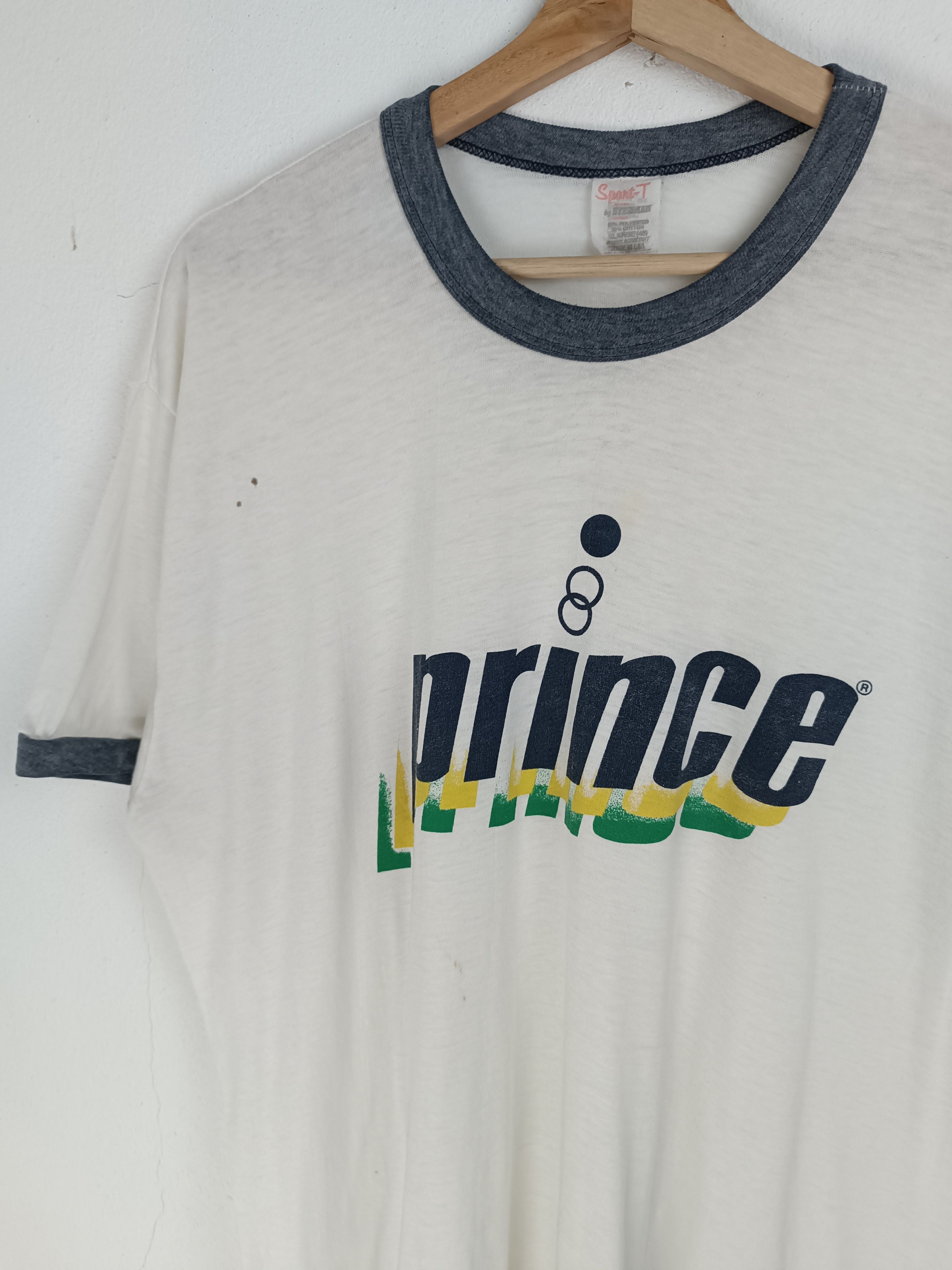 Vintage THRASHED FADED VINTAGE 80'S PRINCE VERY RARE PUNK GRUNGE Size US XL / EU 56 / 4 - 5 Thumbnail