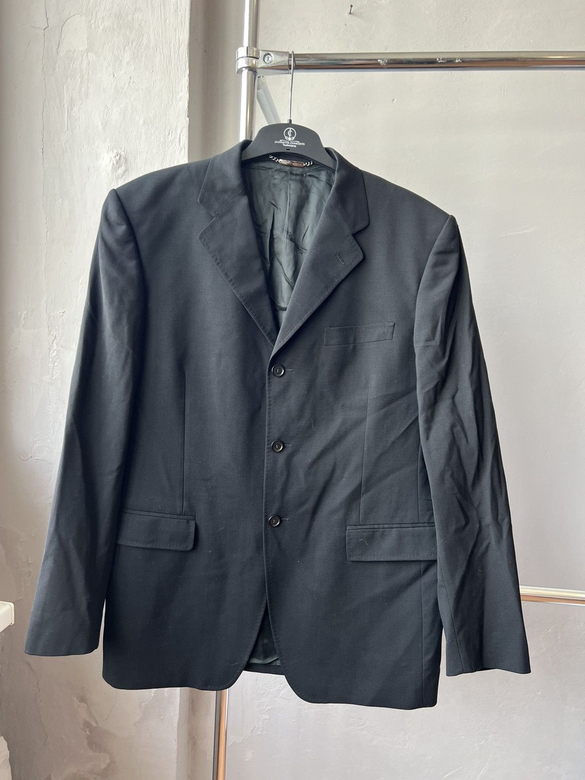 Dolce & Gabbana DOLCE&GABBANA LANA WOOL VINTAGE CLASSIC BLAZER JACKET SZ 54 Size 54L - 3 Thumbnail