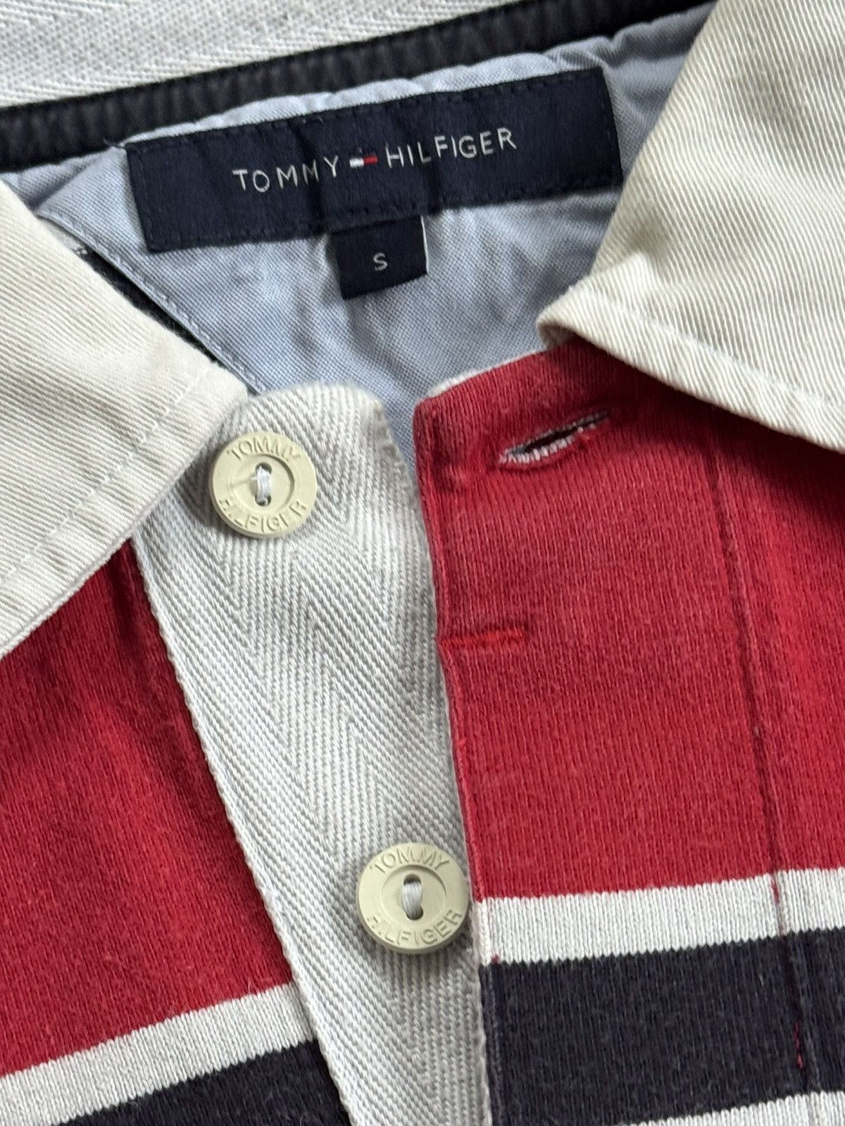 Tommy Hilfiger Tommy Hilfiger S/size striped rugby sweatshirts jumper 00s Size US S / EU 44-46 / 1 - 4 Thumbnail