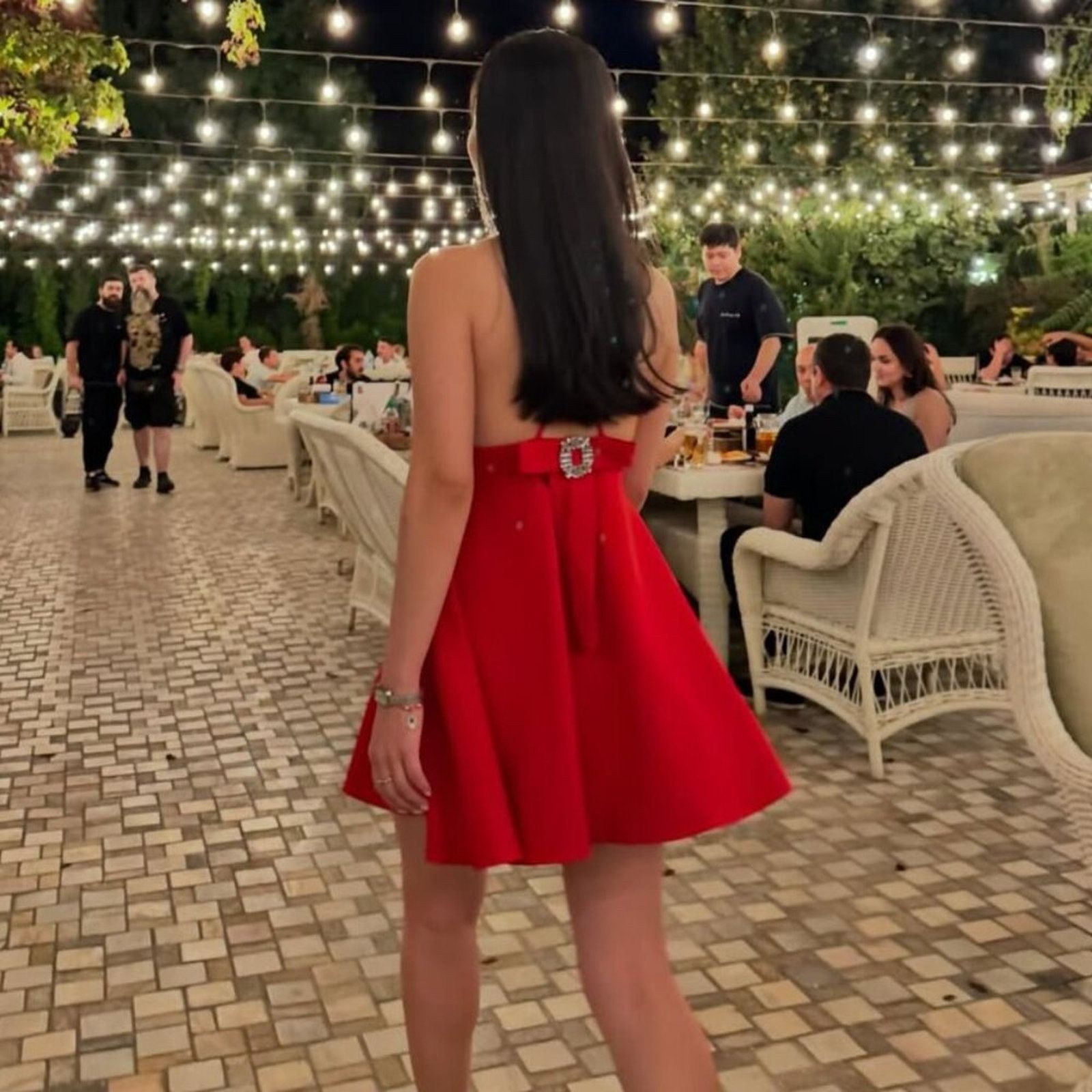 Zara ZARA Open Back Short Dress Size L / US 10 / IT 46 - 3 Thumbnail