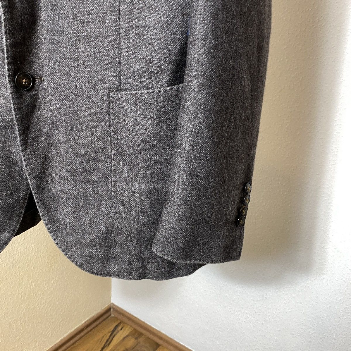 L.B.M. 1911 Wool & Polyester Blazer L.B.M 1911 Brown Size 48R - 13 Thumbnail