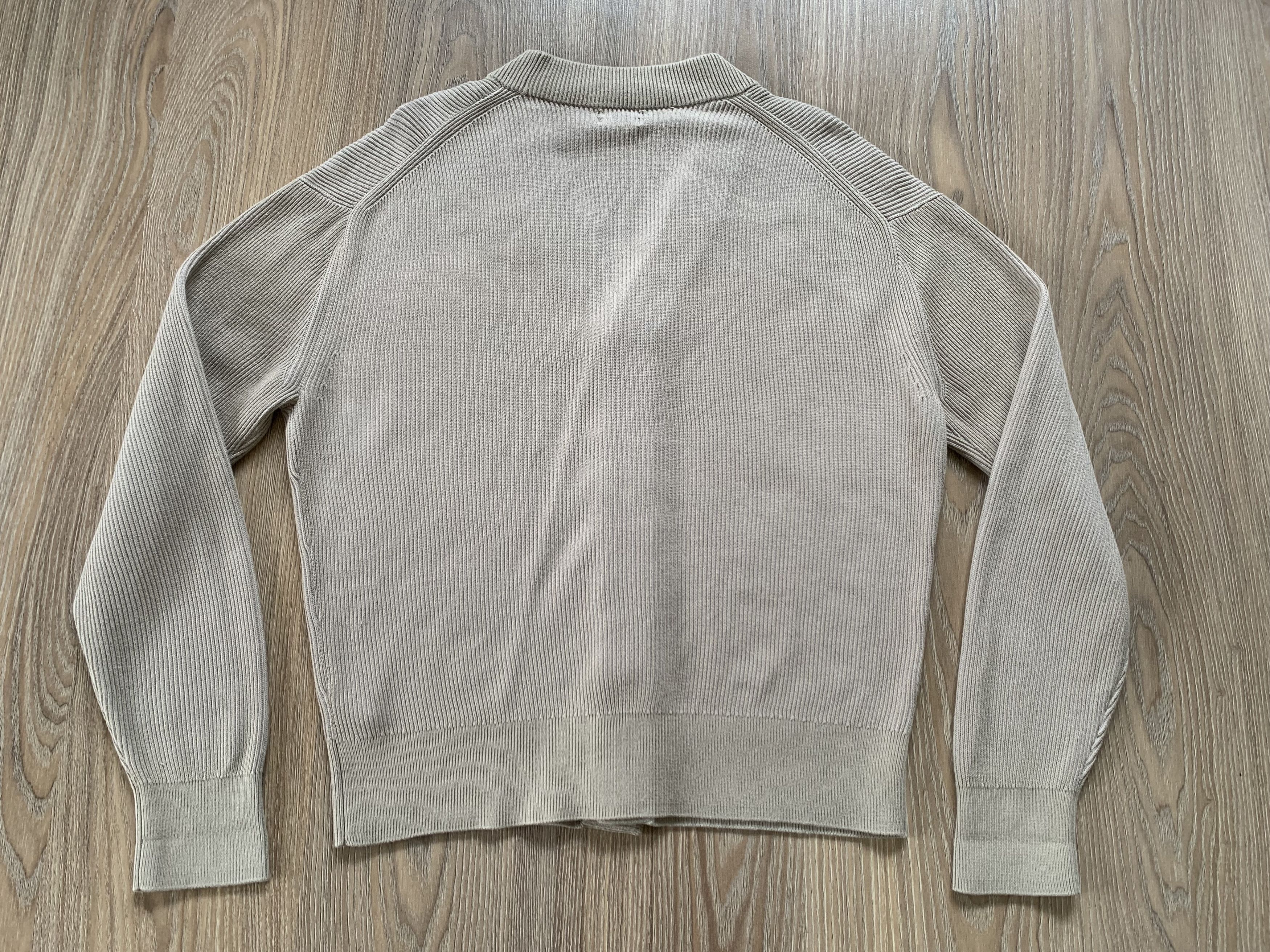 Massimo Dutti Massimo Dutti Mens Beige Cotton Cardigan Size US M / EU 48-50 / 2 - 3 Thumbnail