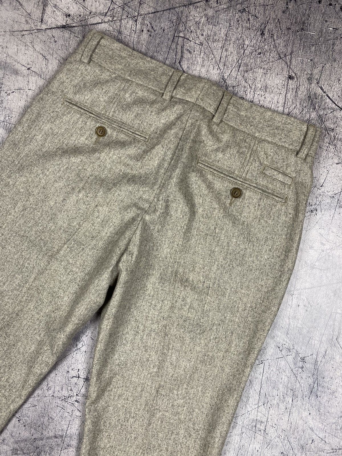 Moncler × Vintage Vintage Moncler Luxury Designer Wool Chino Pants Size 26" / US 2 / IT 38 - 8 Thumbnail