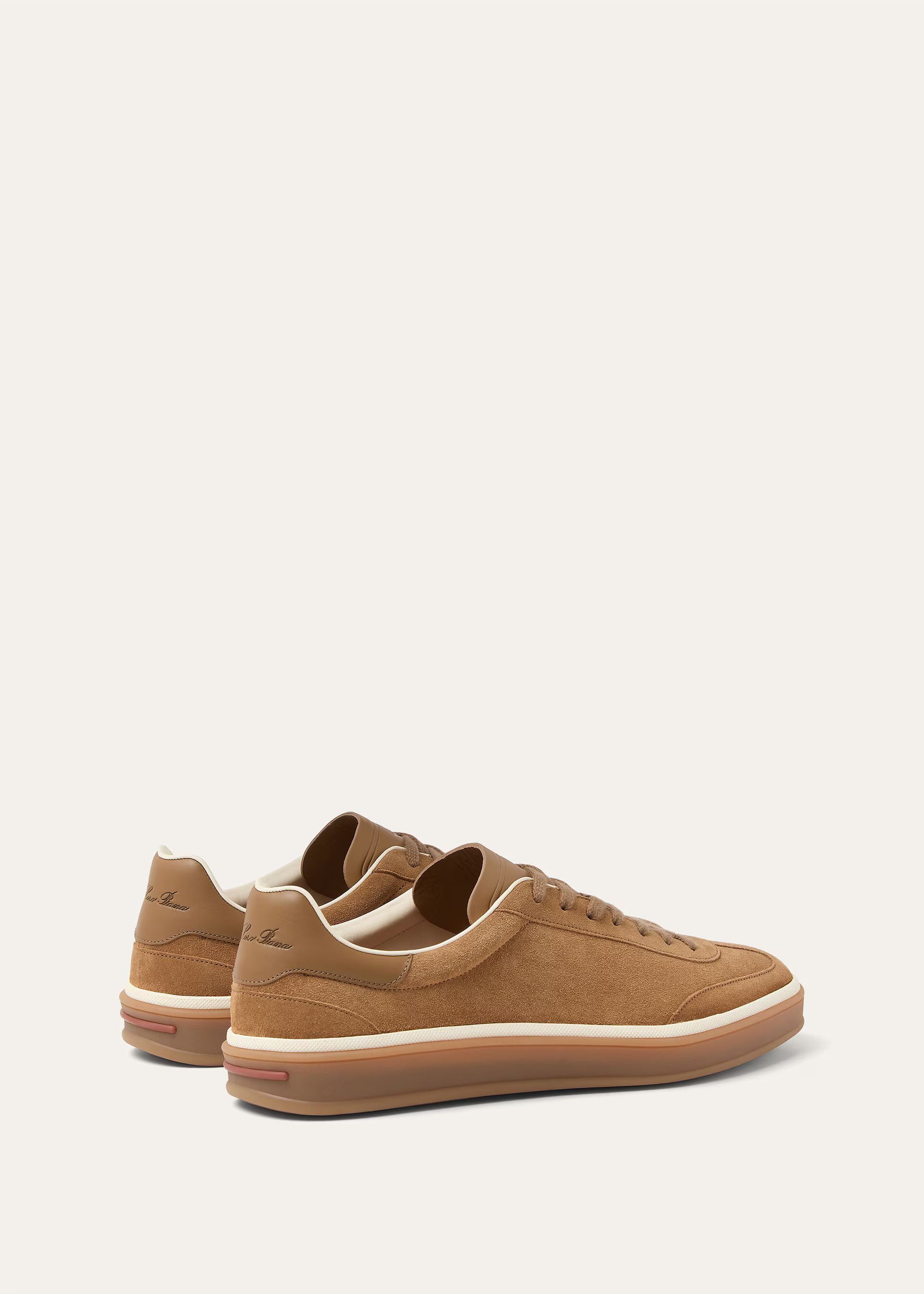 Loro Piana os11x0226 FSM0106 Tennis Walk Low-Top Sneakers in Light Sand Size US 12 / EU 45 - 3 Thumbnail