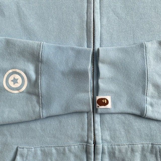 Bape BAPE ABC CAMO Blue Shark Full Zip Hoodie a bathing ape Size US M / EU 48-50 / 2 - 7 Thumbnail
