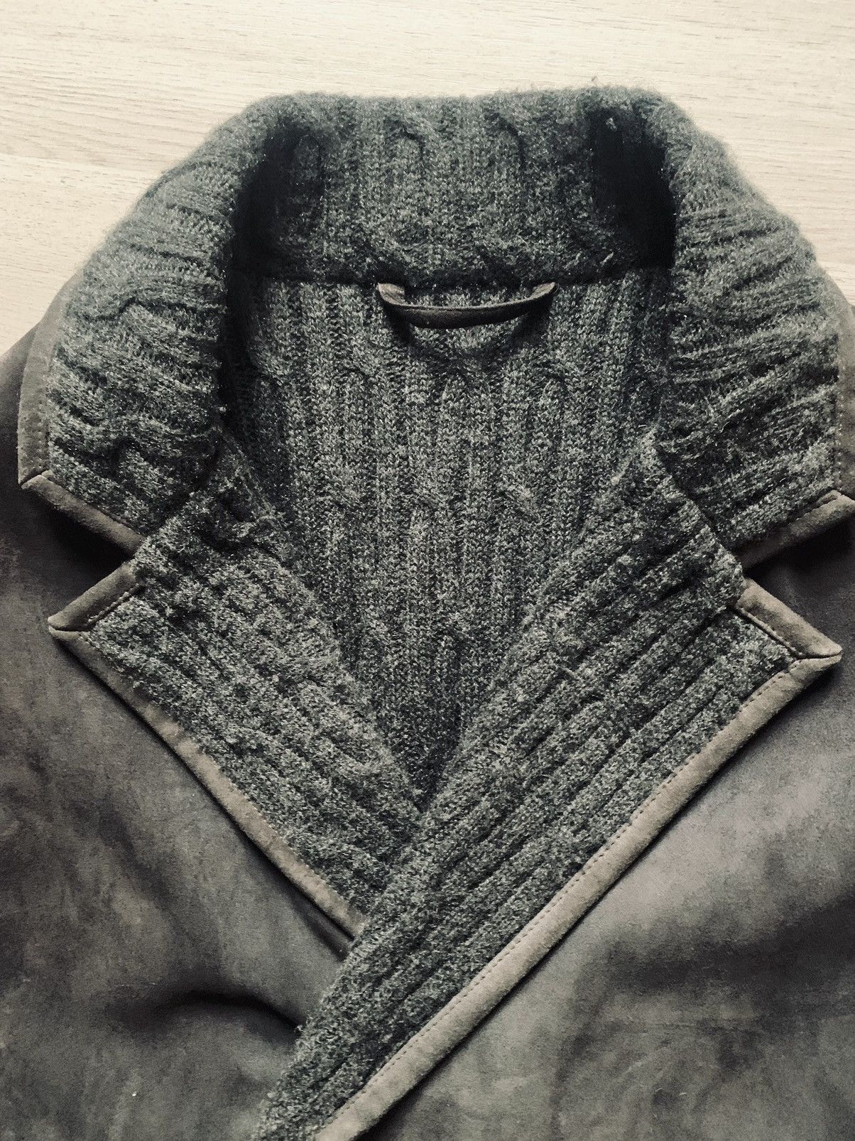 Local Authority Shearling coat with subtle embossed logo on suede Size US L / EU 52-54 / 3 - 2 Thumbnail