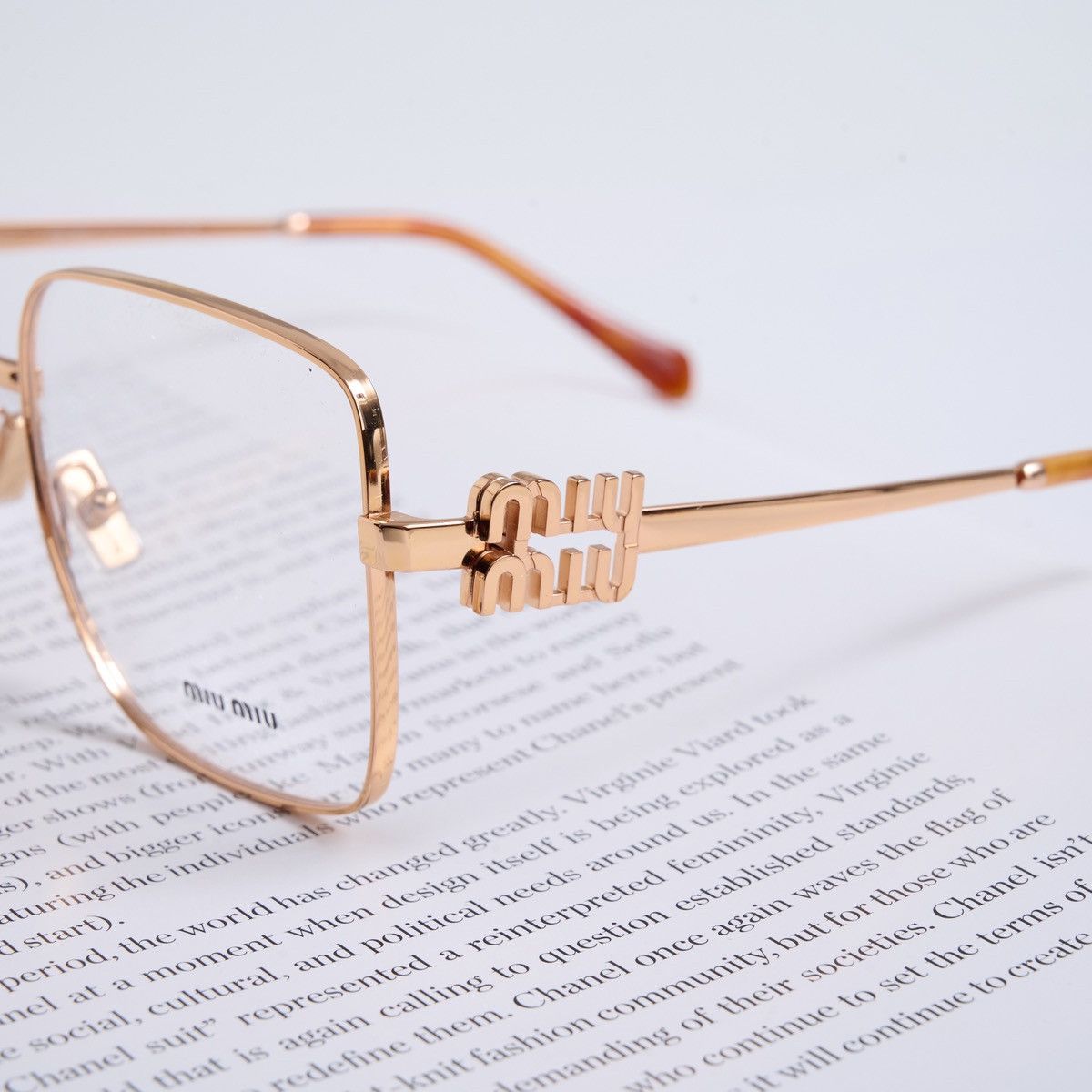 Miu Miu MIU MIU 0MU 51XV ZVF1O1 GLASSES Size ONE SIZE - 3 Thumbnail