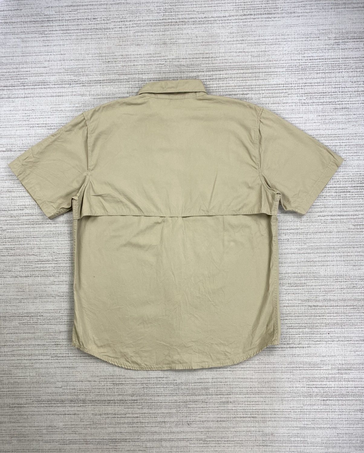 Japanese Brand × Vintage × Woolrich Woolen Mills Vintage Woolrich Tactical Shortsleeve Button Ups Shirt Size US XL / EU 56 / 4 - 2 Thumbnail