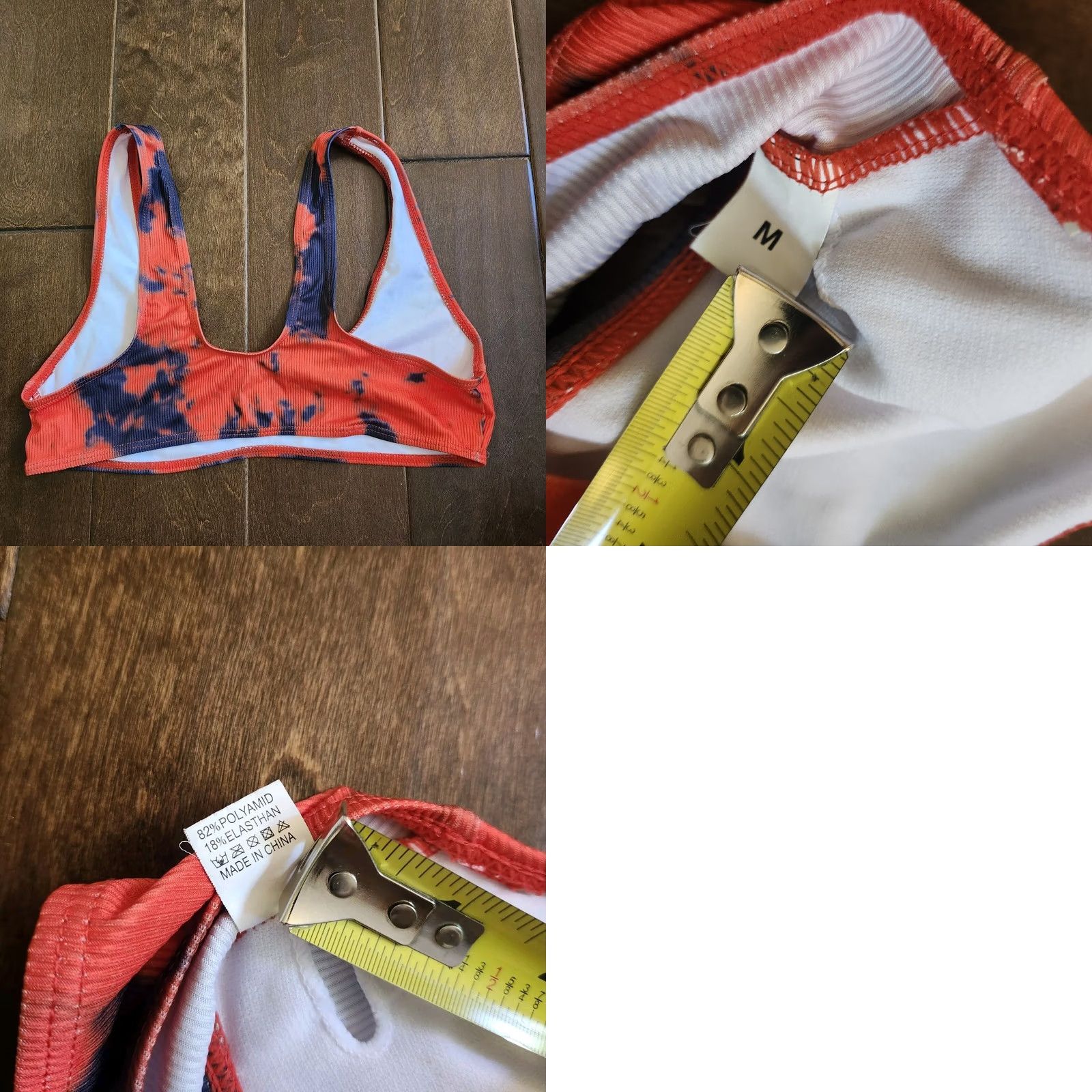 Vintage El Diablo Bikini Top Women Black M Size M / US 6-8 / IT 42-44 - 8 Thumbnail