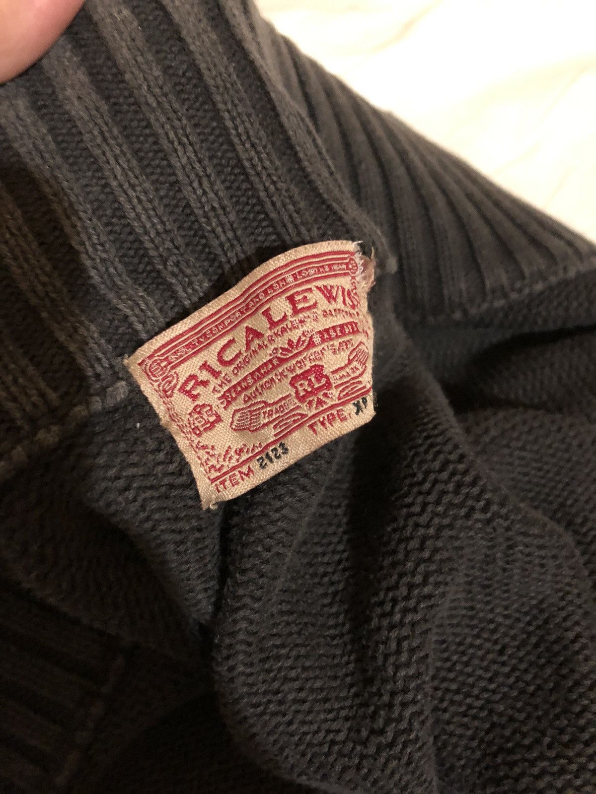 Designer × Vintage Vintage Grey Rica Lewis Cardigan Size US M / EU 48-50 / 2 - 8 Thumbnail
