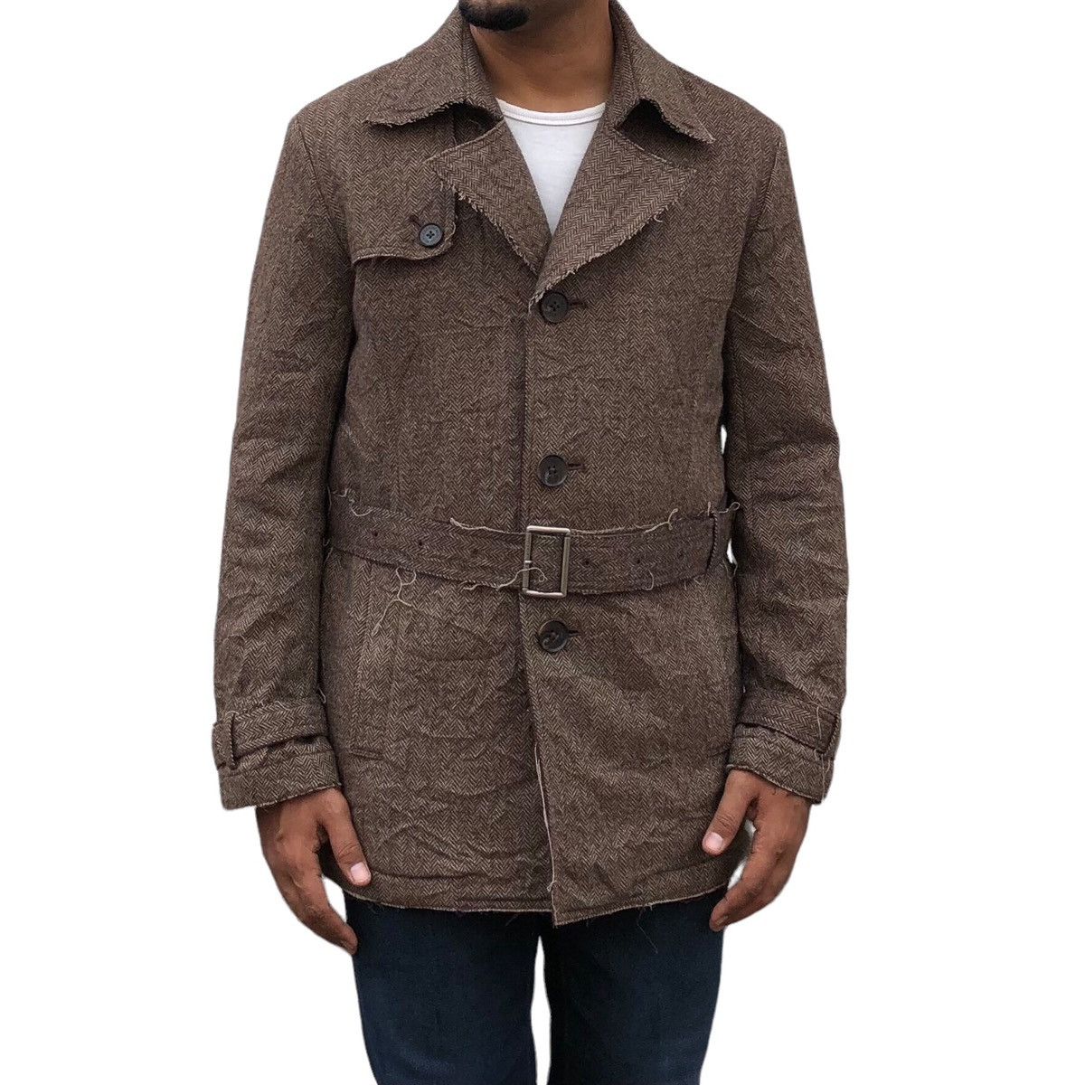 Burberry Burberry Blue Label Coat Mens Wool Winter Warm Jacket Size US M / EU 48-50 / 2 - 2 Thumbnail