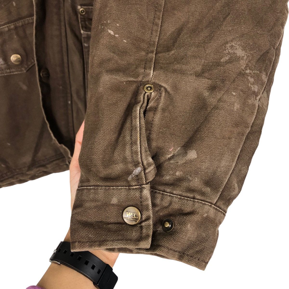 Japanese Brand Vintage Detroit Chore Work Jacket Wells Lamont Usa Garments Size US XL / EU 56 / 4 - 15 Thumbnail
