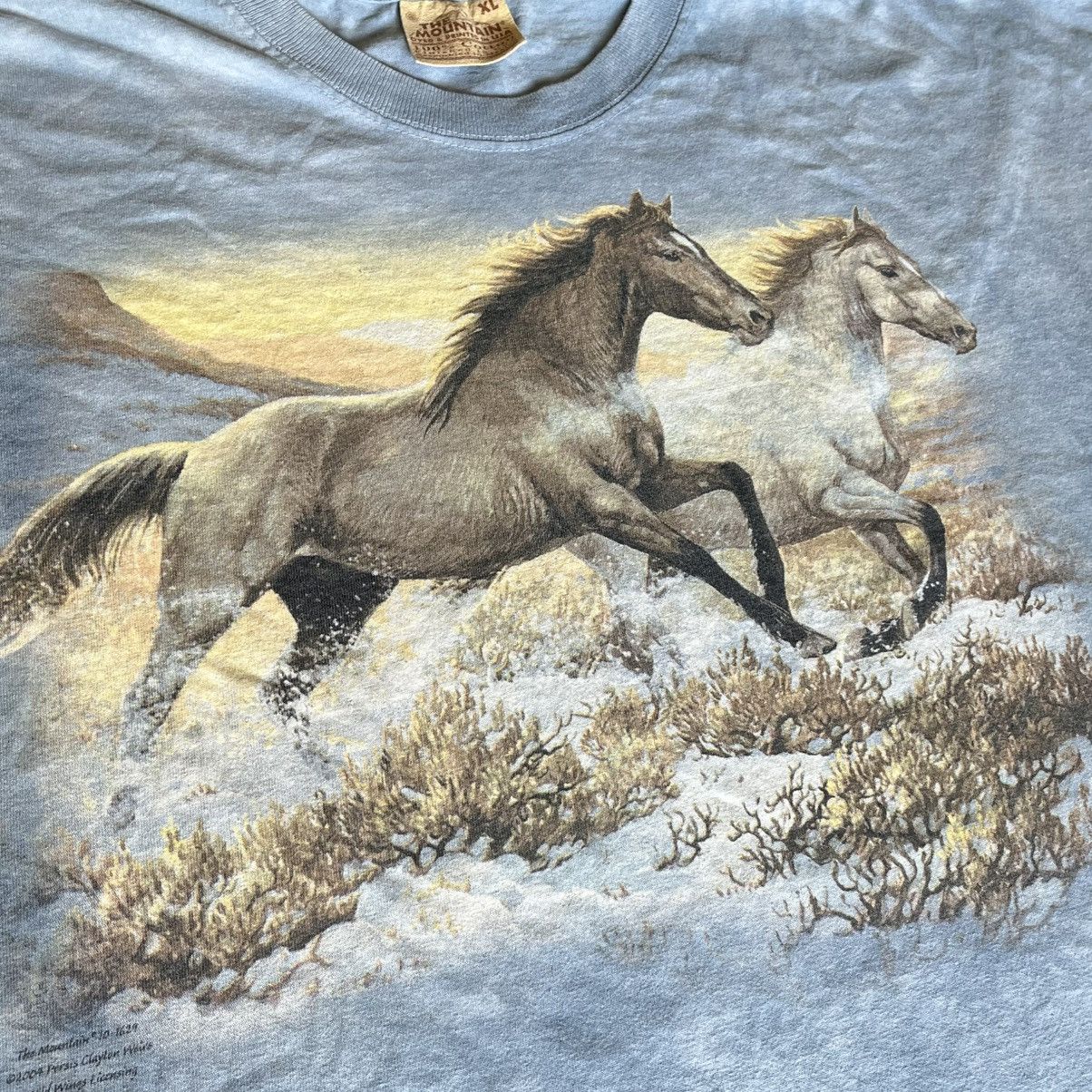 The Mountain × Vintage Vintage 2000s The Mountain Horses Beach Graphic Tie Dye Tee Size US XL / EU 56 / 4 - 3 Thumbnail