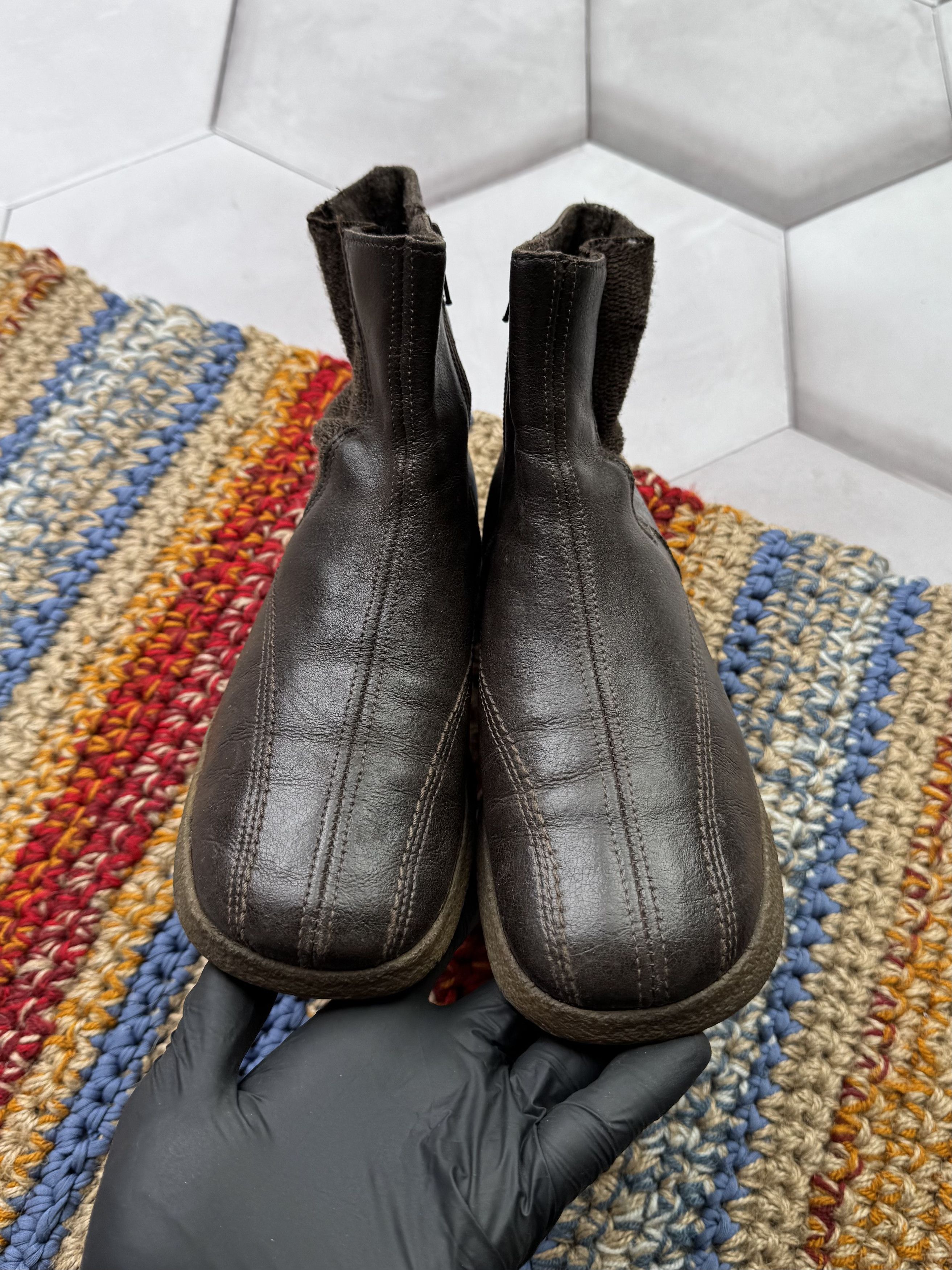 Japanese Brand Vintage Leather Boots (E4) Size US 8 / IT 38 - 7 Thumbnail