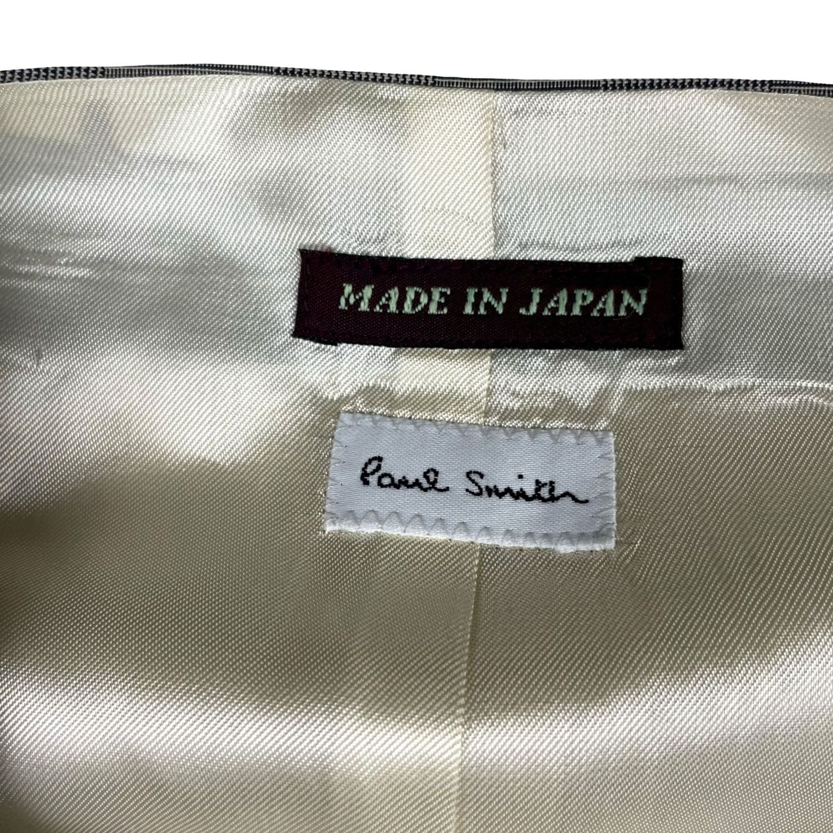 Paul Smith Paul Smith Men's Waistcoat Vest Formal Wool Plaid Gray/Beige 6-Button Notch Lapel Japan Medium Mens Vest Modern Suit Size US M / EU 48-50 / 2 - 4 Thumbnail