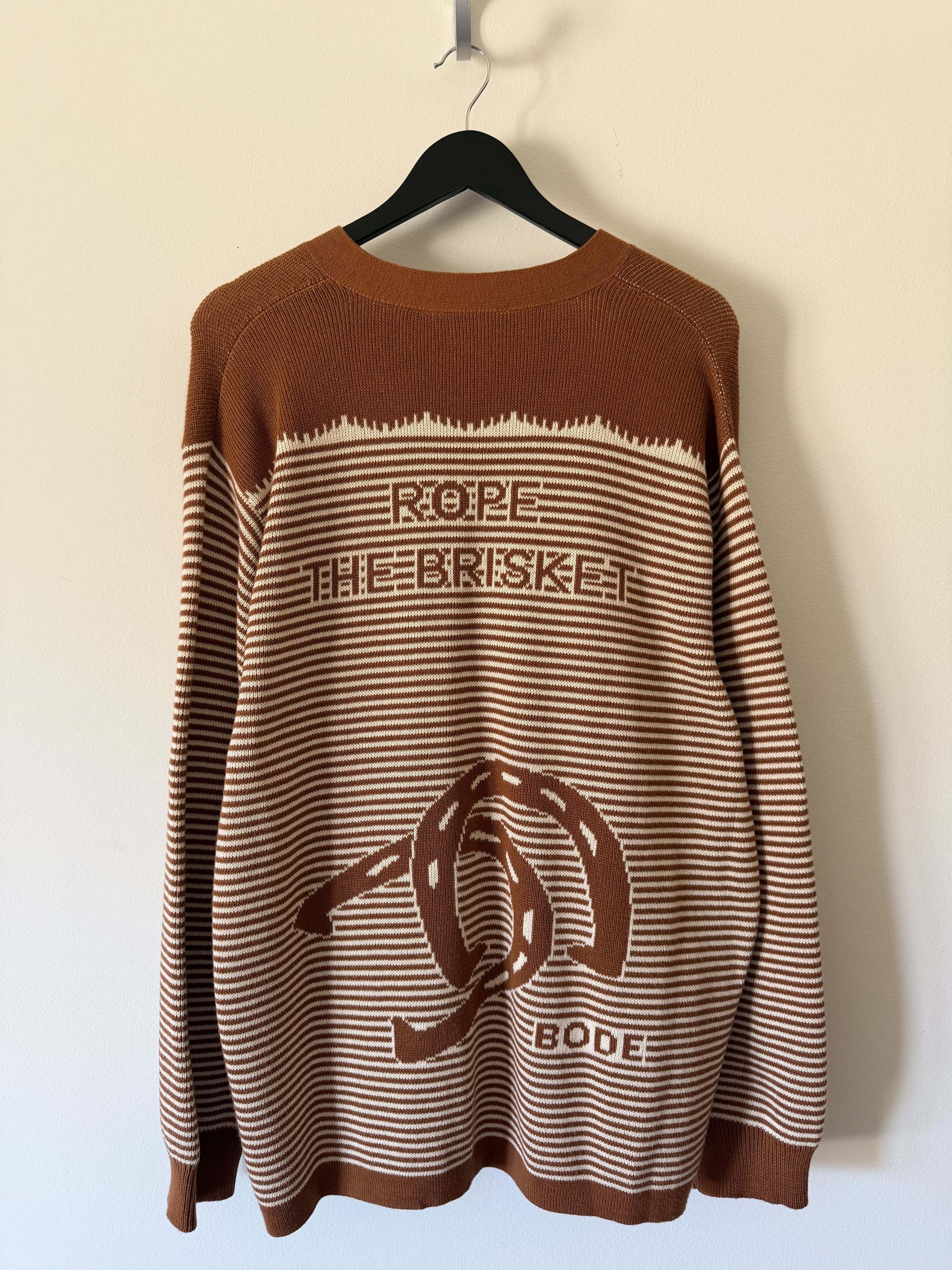 Bode Bode Buckaroo Cardigan in Brown Size US XL / EU 56 / 4 - 5 Thumbnail